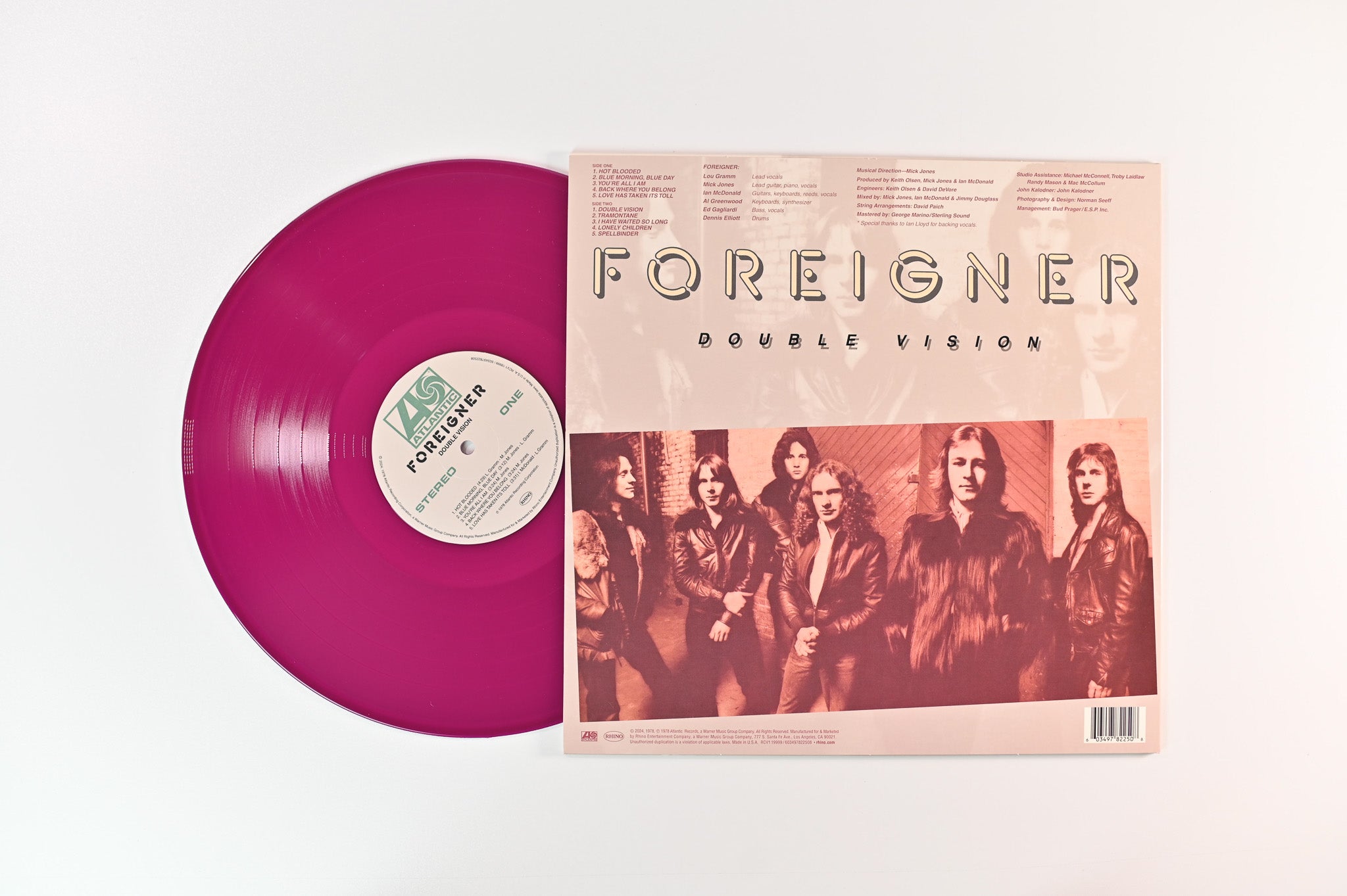 Foreigner - Double Vision on Atlantic - Grape Vinyl