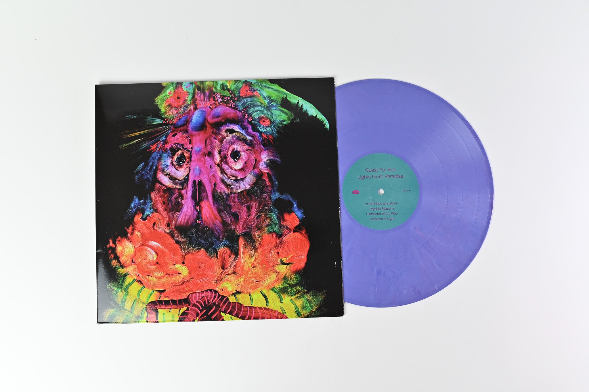 Quest For Fire - Lights From Paradise on Tee Pee Purple Vinyl