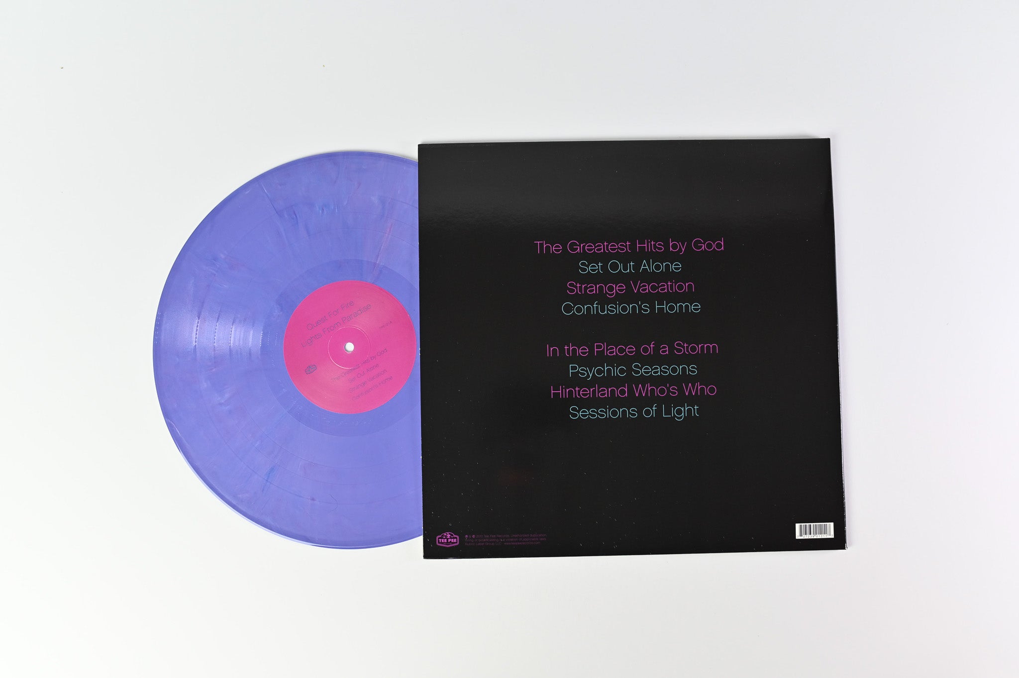 Quest For Fire - Lights From Paradise on Tee Pee Purple Vinyl