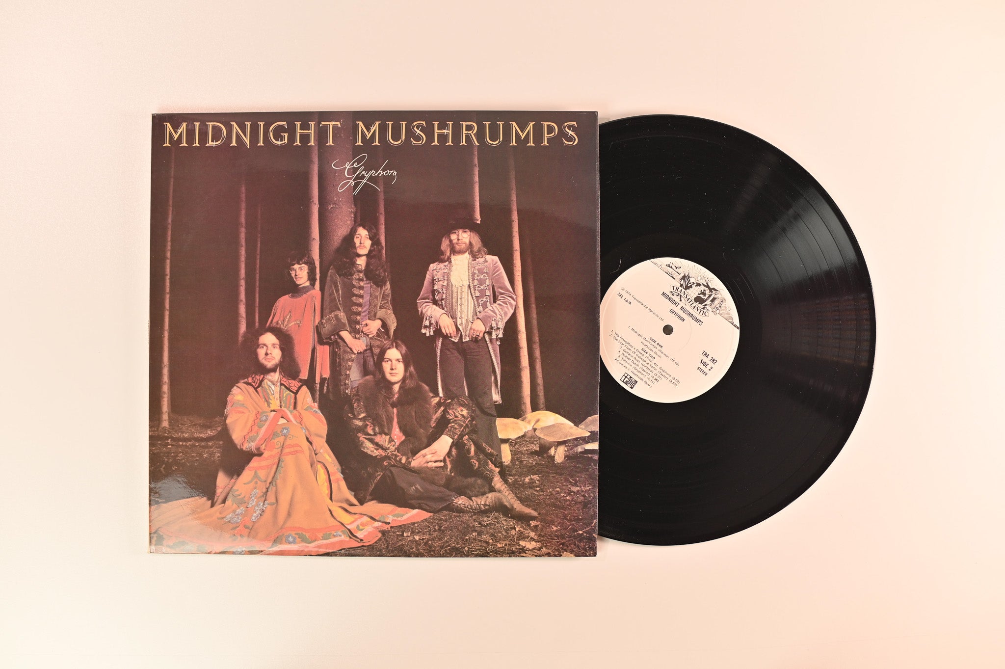 Gryphon - Midnight Mushrumps on Transatlantic Records - UK pressing