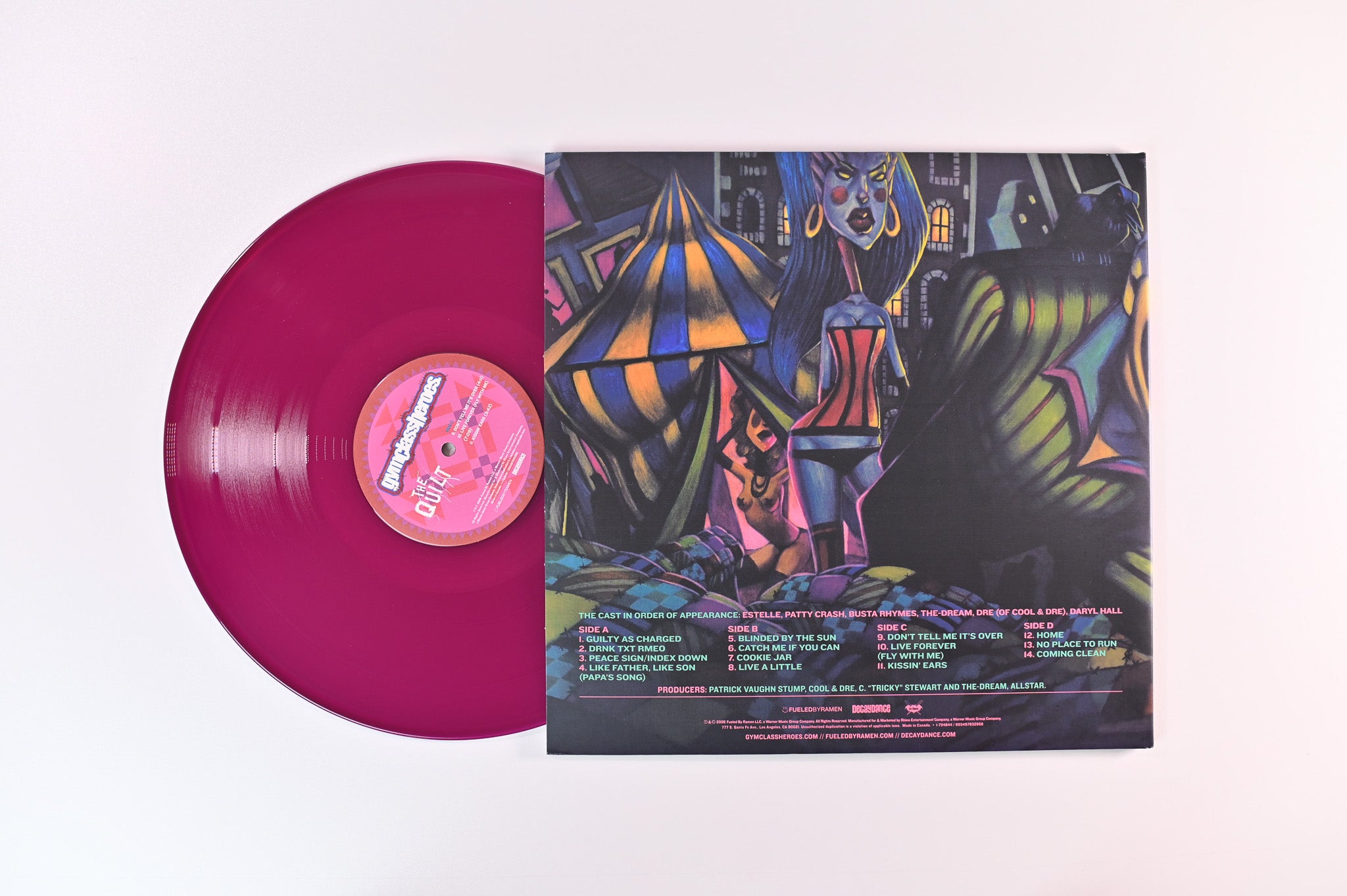 Gym Class Heroes - The Quilt on Fueled By Ramen - Grape Vinyl