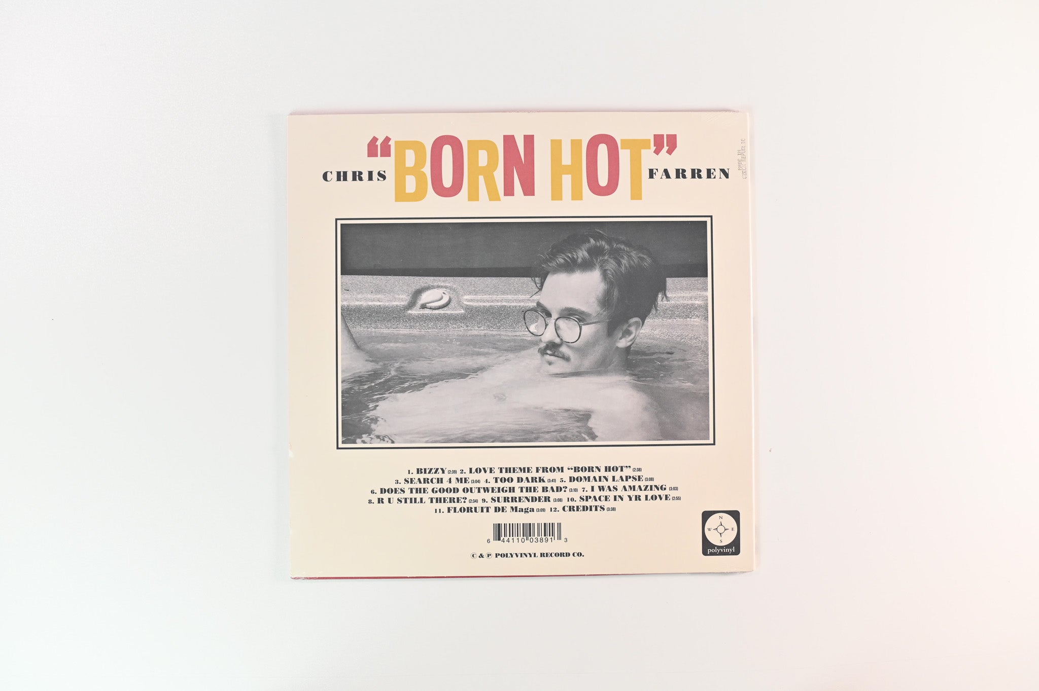 Chris Farren - Born Hot on Polyvinyl Record Company - Red/Yellow Vinyl Sealed