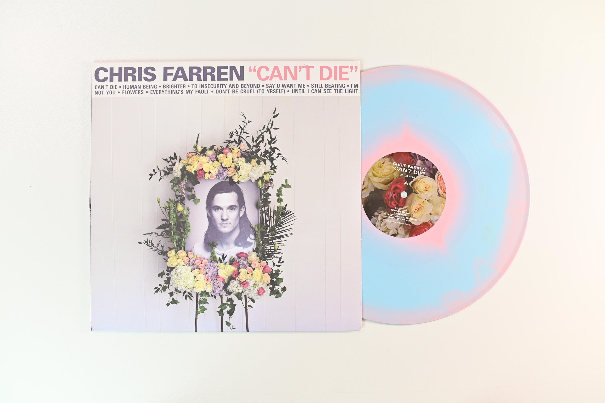 Chris Farren - Can't Die on SideOneDummy Records - Pink & Blue Vinyl