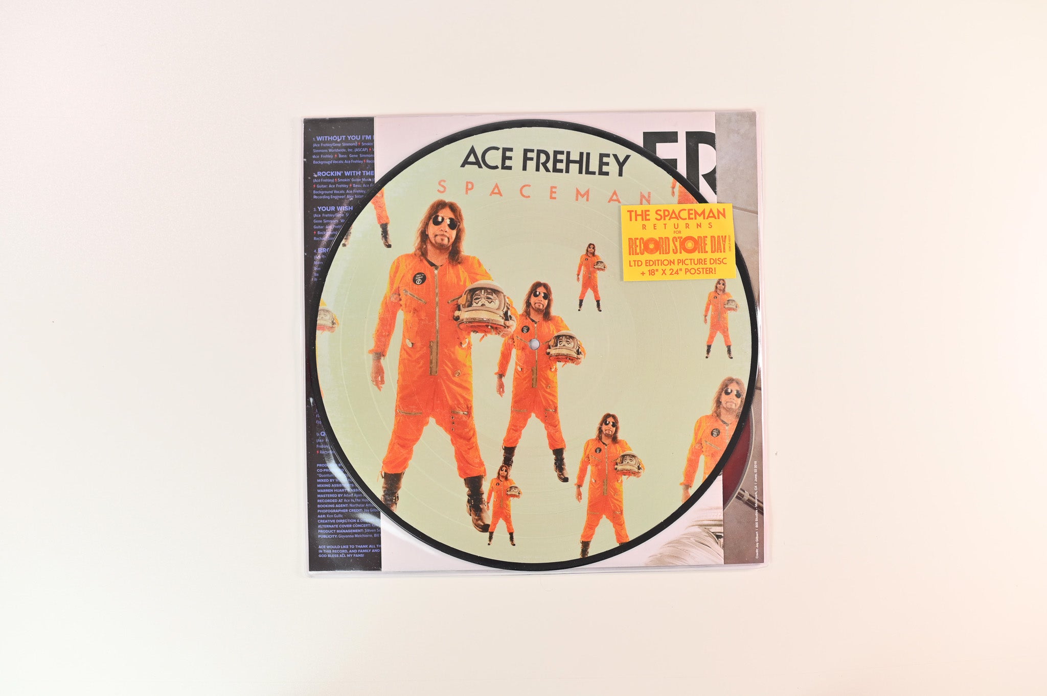 Ace Frehley - Spaceman on eOne - Picture Disc