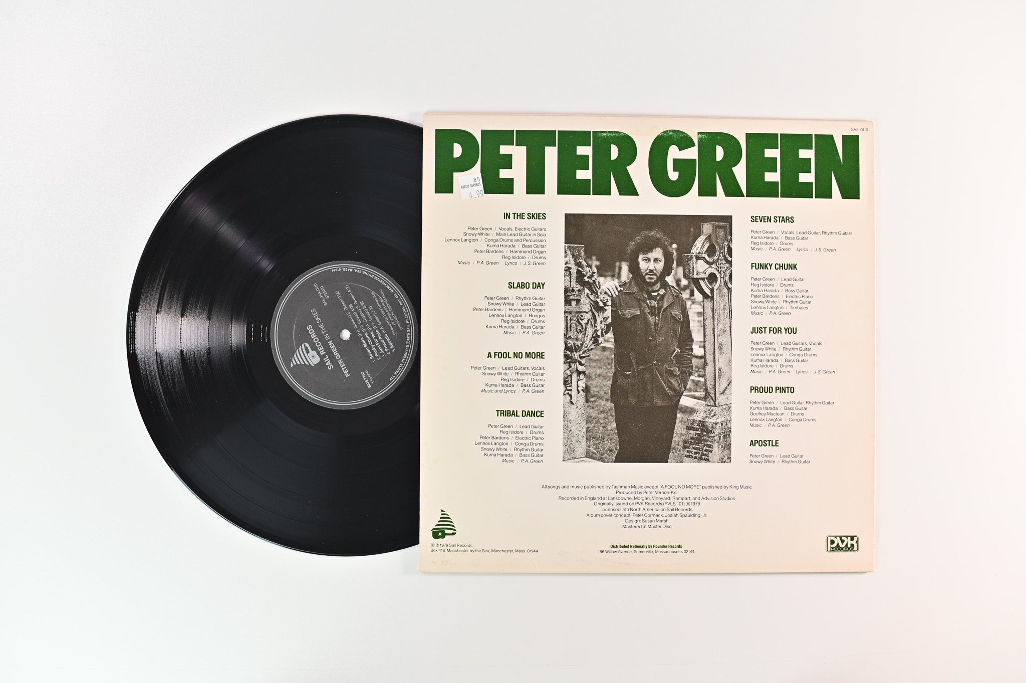 Peter Green - In The Skies on Sail Records