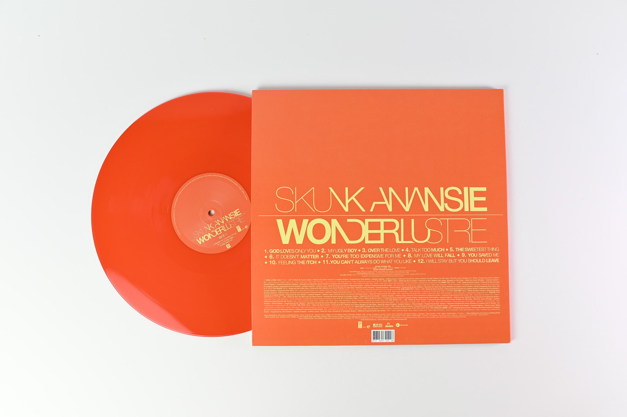 Skunk Anansie - Wonderlustre on Ear Music Orange Vinyl