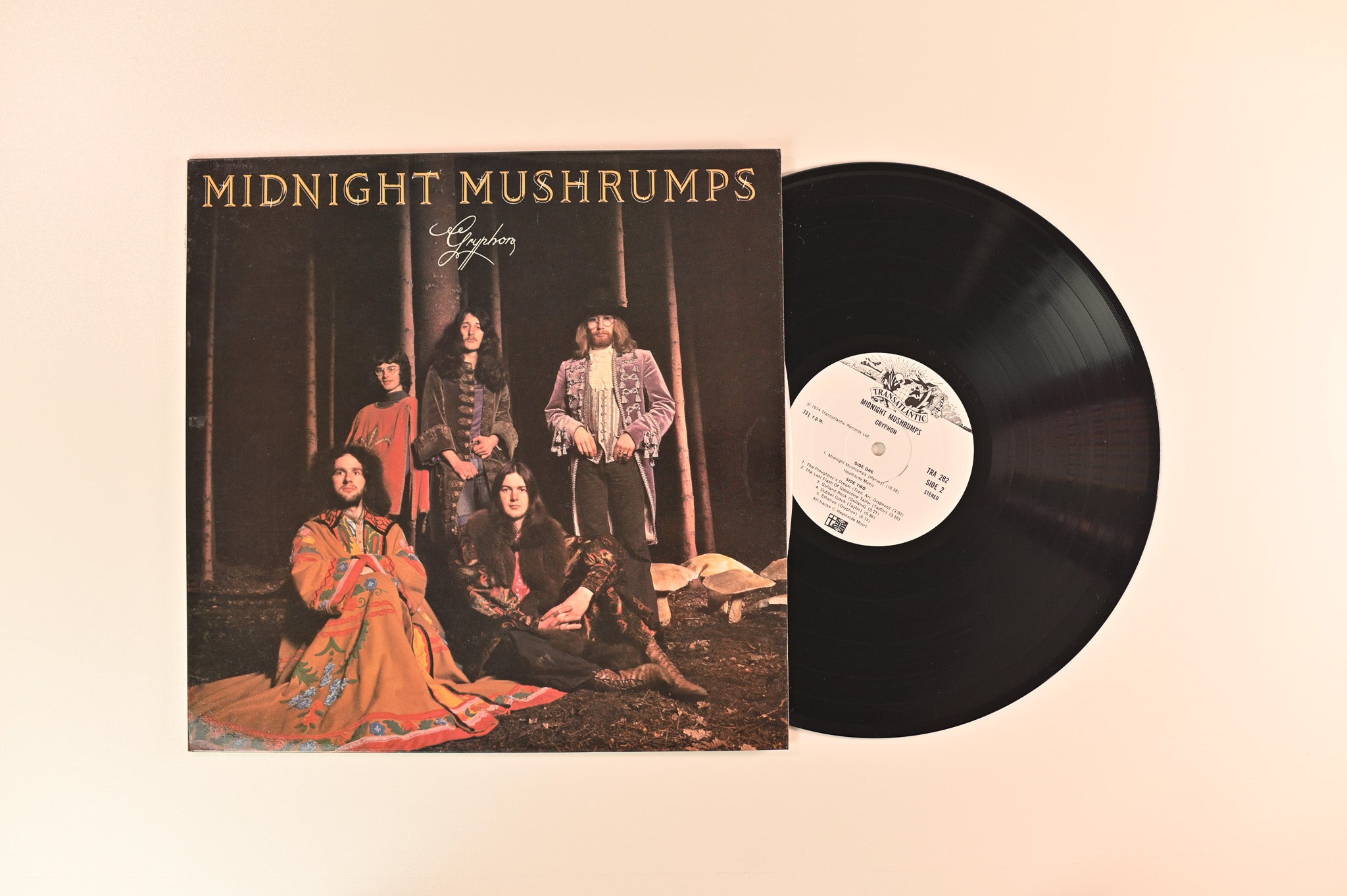 Gryphon - Midnight Mushrumps on Transatlantic Records - UK pressing