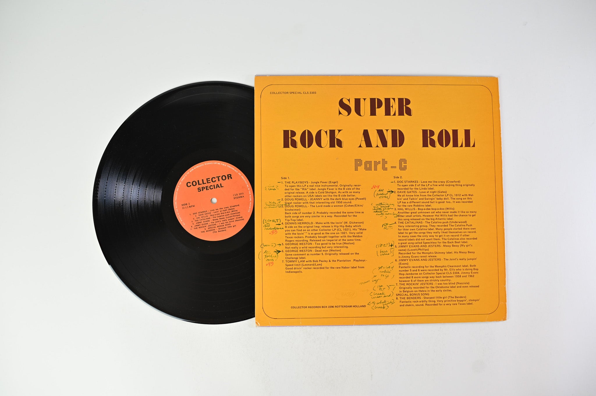 Various - Super Rock And Roll - Part C on Collector Records