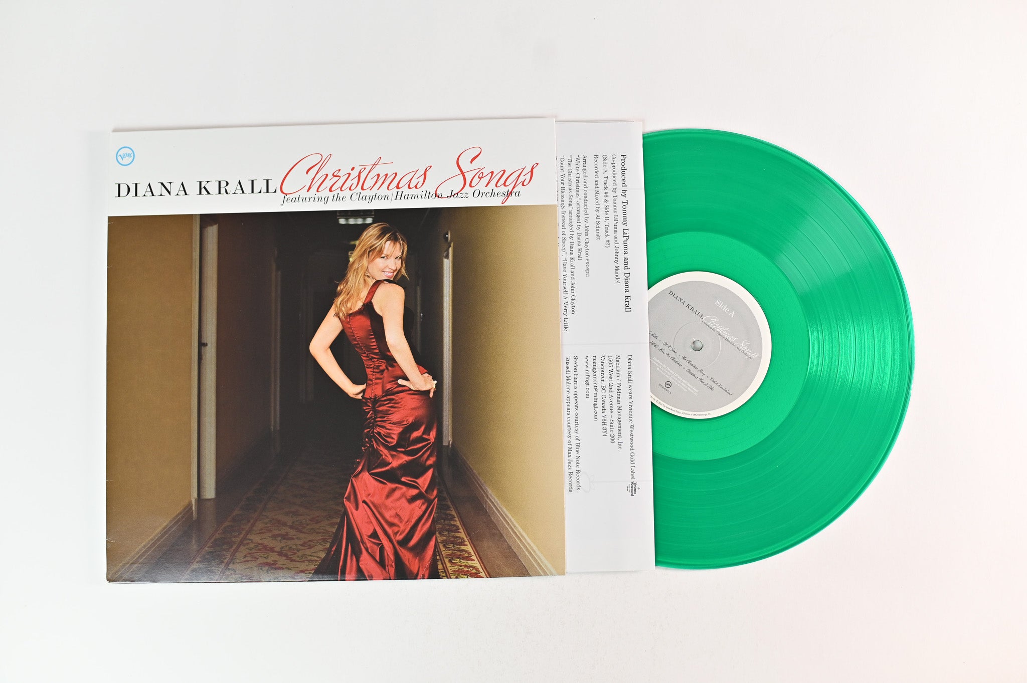 Diana Krall - Christmas Songs on Verve Ltd Translucent Green