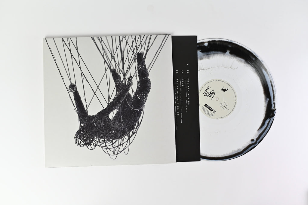 Korn - The Nothing on Roadrunner Deluxe Ltd Black-White Marble Swirl