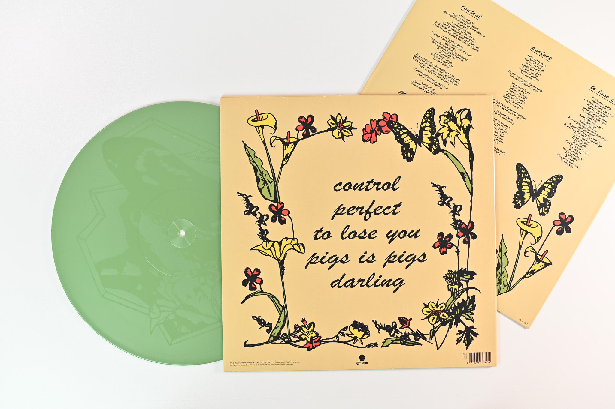 Mannequin Pussy - Perfect EP on Epitaph - Olive Green Vinyl