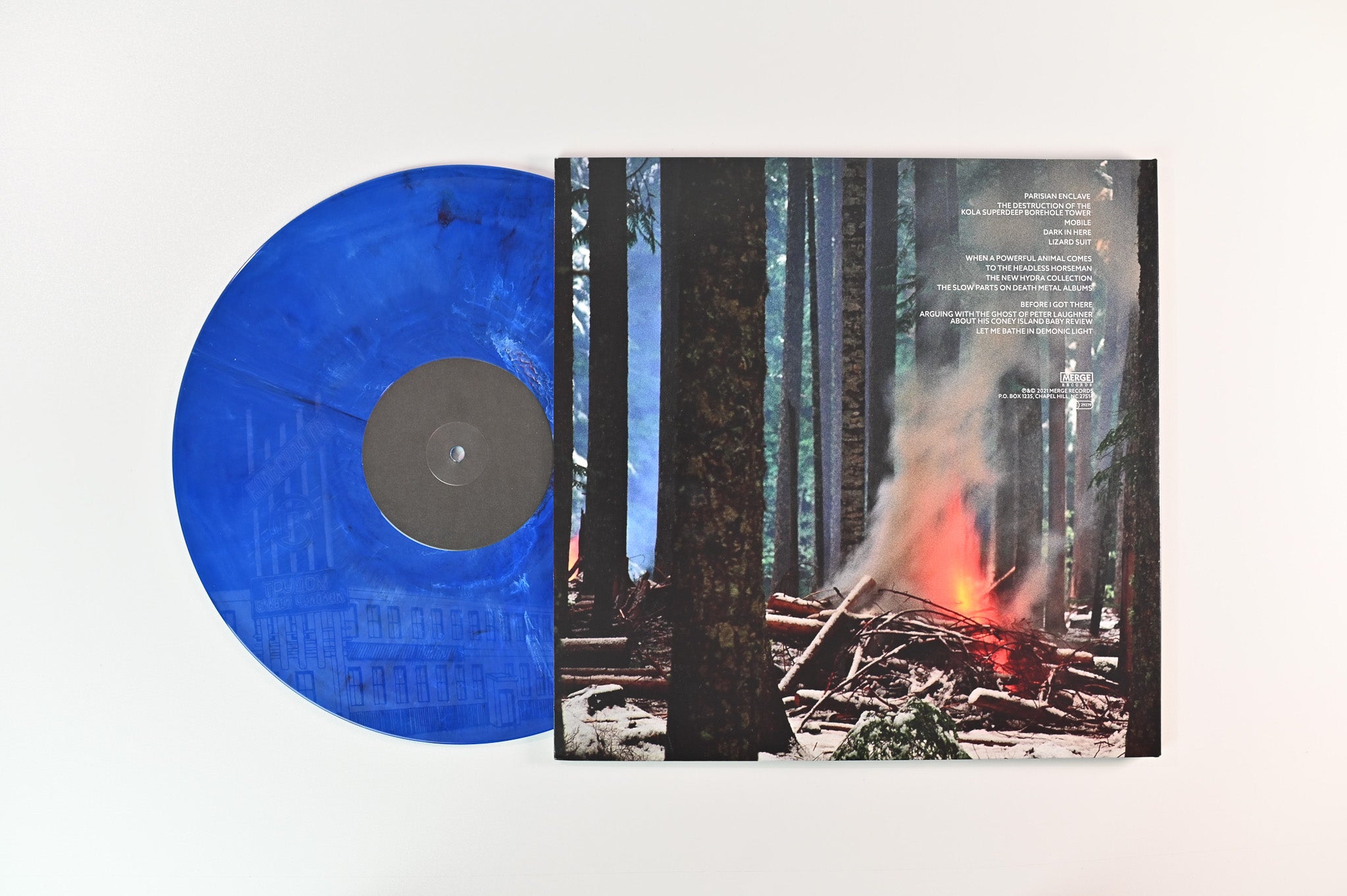 The Mountain Goats - Dark In Here on Merge Records - Blue Vinyl