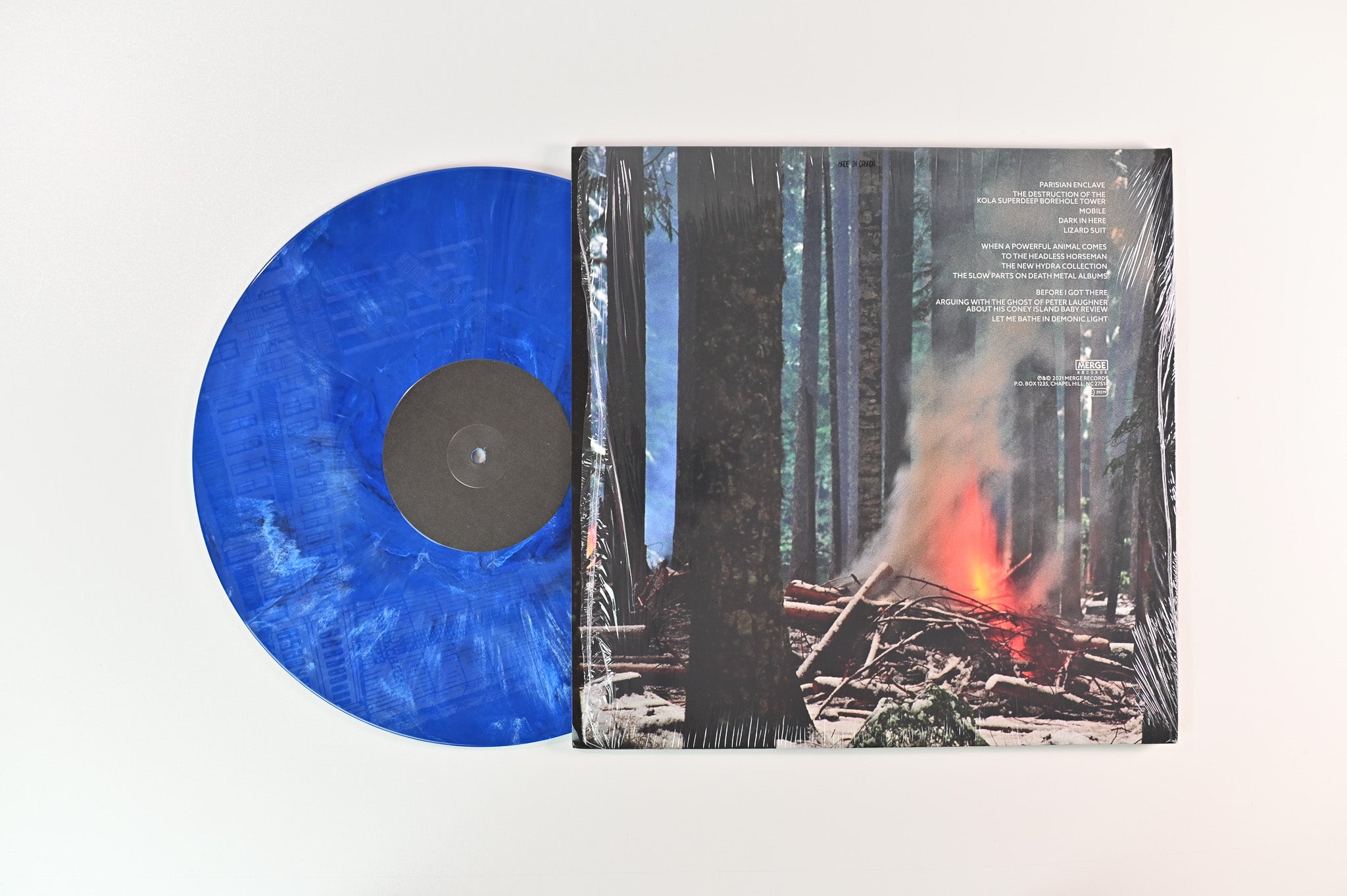 The Mountain Goats - Dark In Here on Merge Records - Blue Vinyl