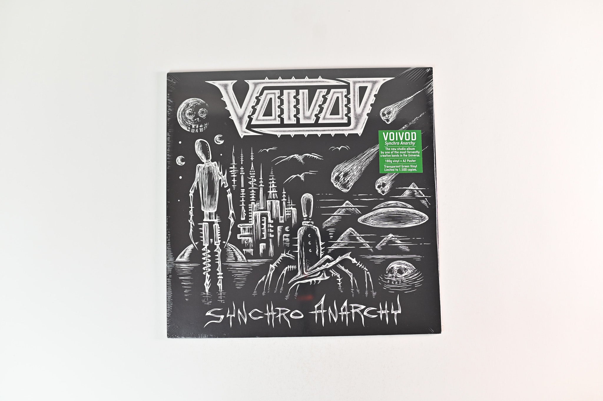 Voïvod - Synchro Anarchy on Century Media Ltd Green Vinyl Sealed