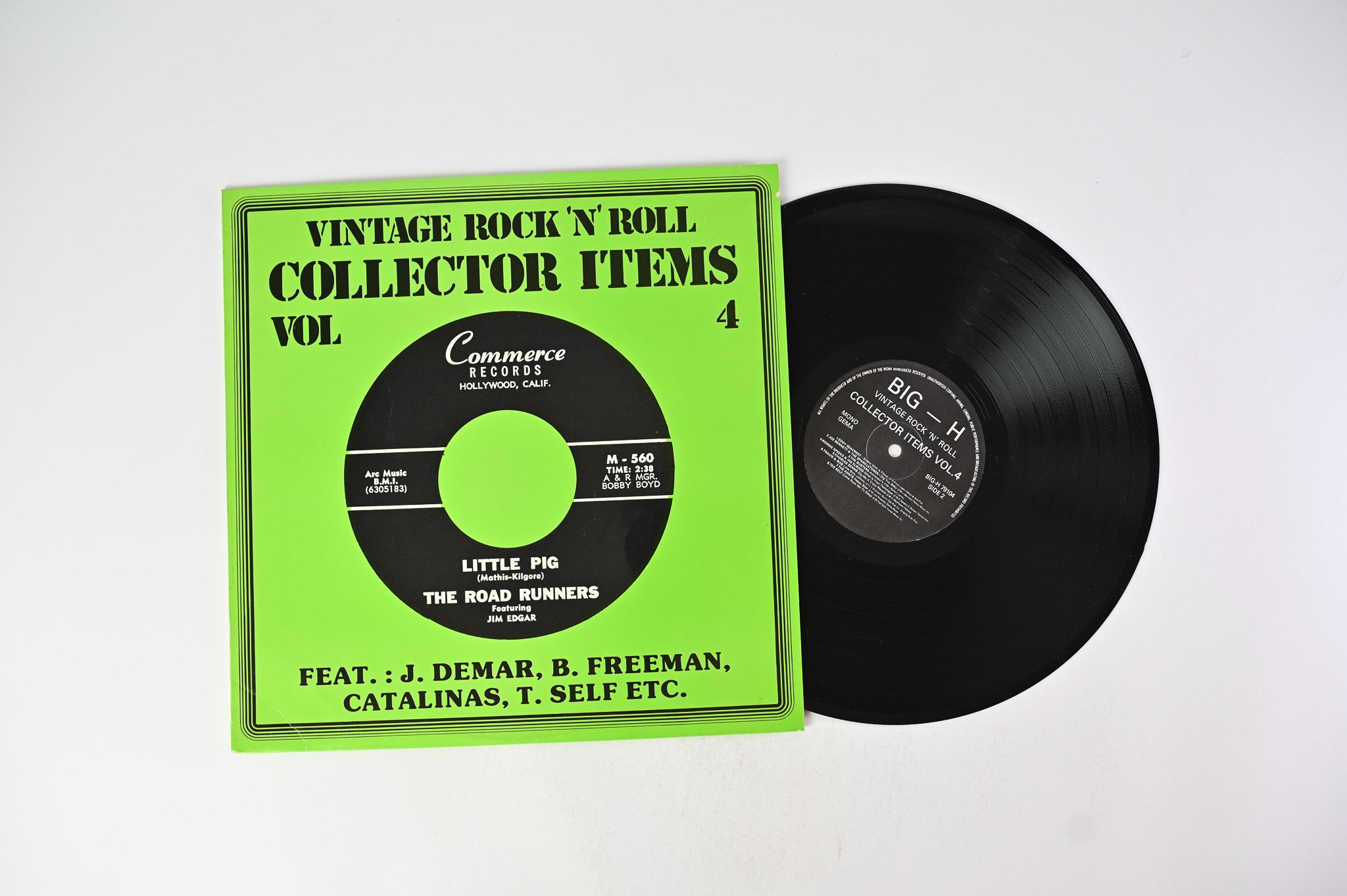 Various - Vintage Rock 'N' Roll Collector Items Vol. 4 on BIG-H