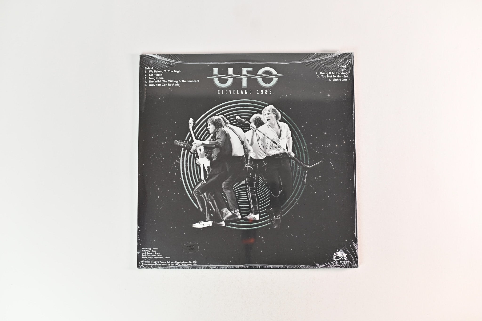 UFO - Cleveland 1982 on Cleopatra Ltd Blue Vinyl Sealed