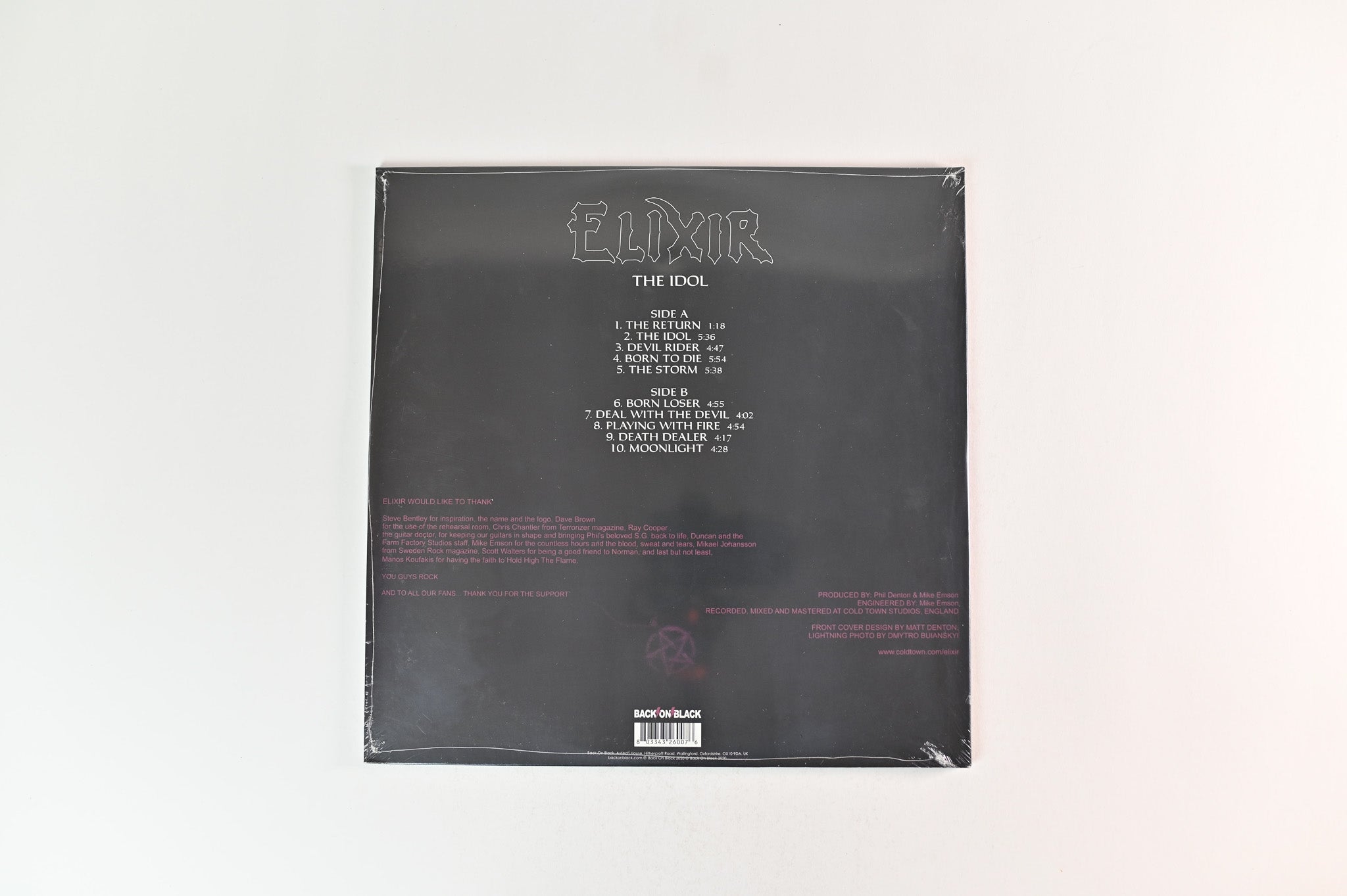 Elixir - The Idol on Back on Black Reissue Sealed