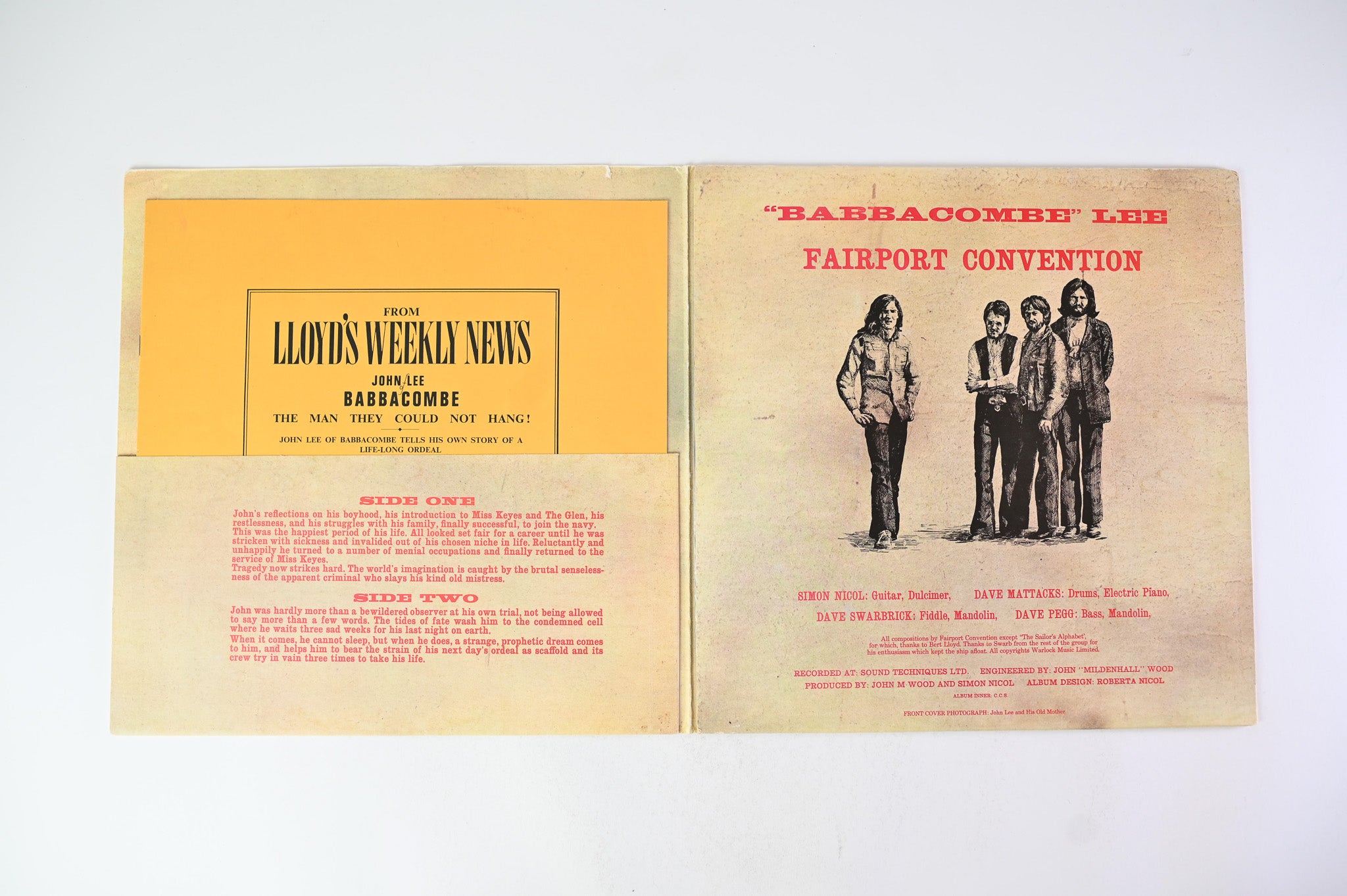 Fairport Convention - Babbacombe Lee on Island Records