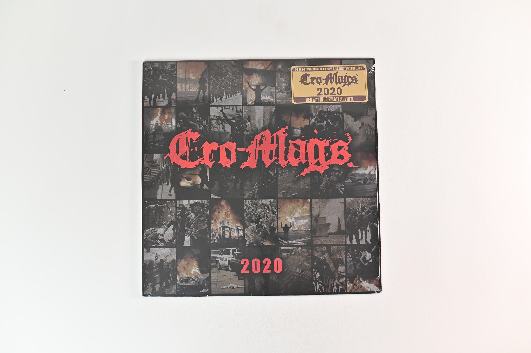 Cro-Mags - 2020 on Mission Two Entertainment Red With Blue Splatter Vinyl Sealed