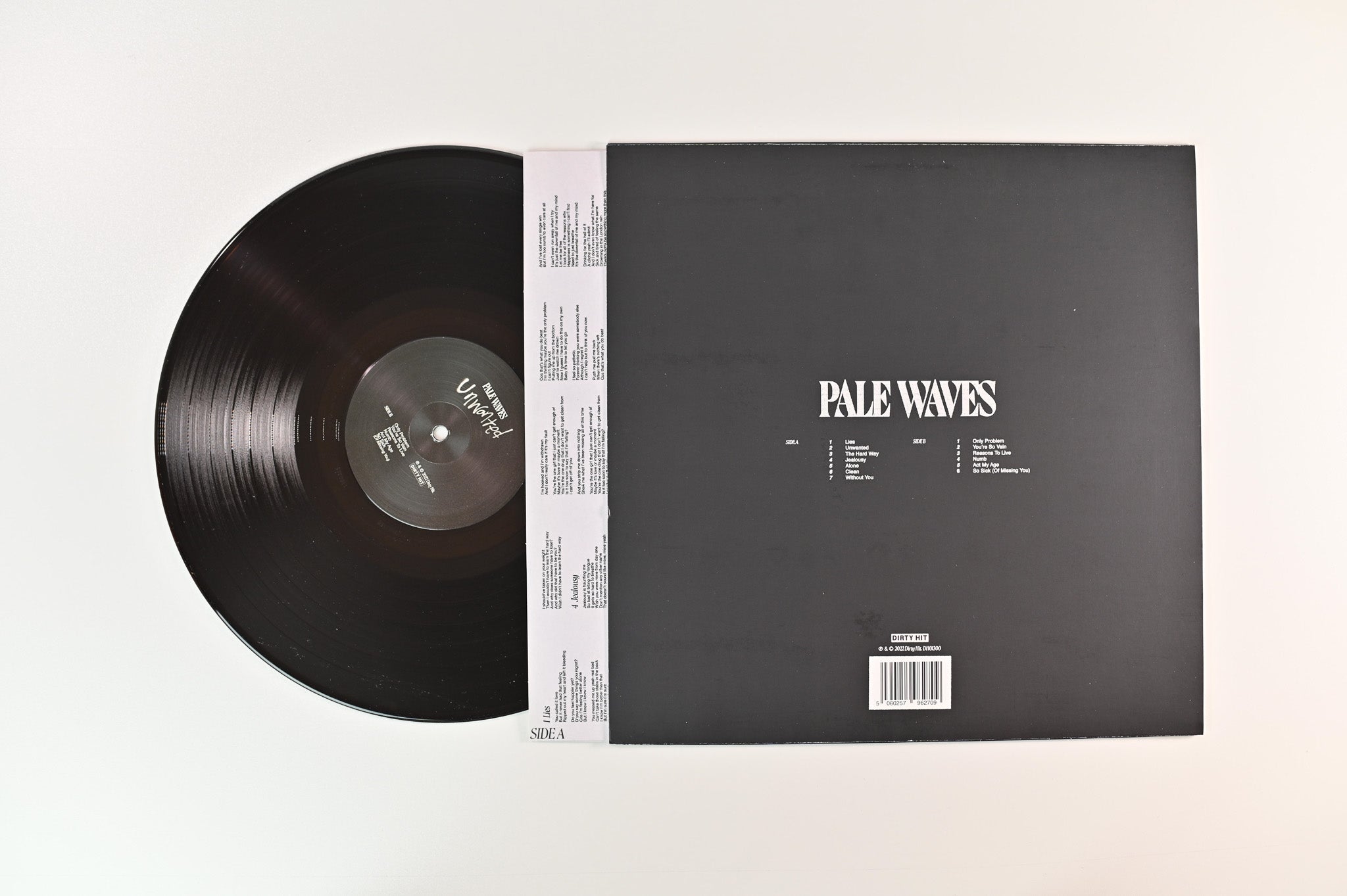 Pale Waves - Unwanted on Dirty Hit - Black Ice Vinyl