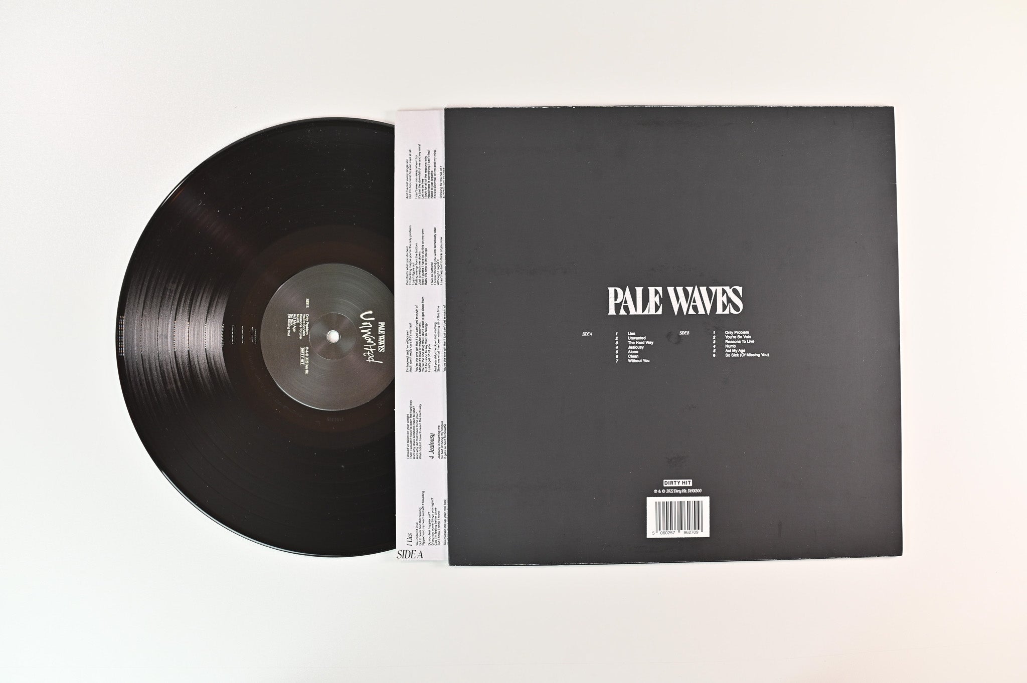 Pale Waves - Unwanted on Dirty Hit - Black Ice Vinyl