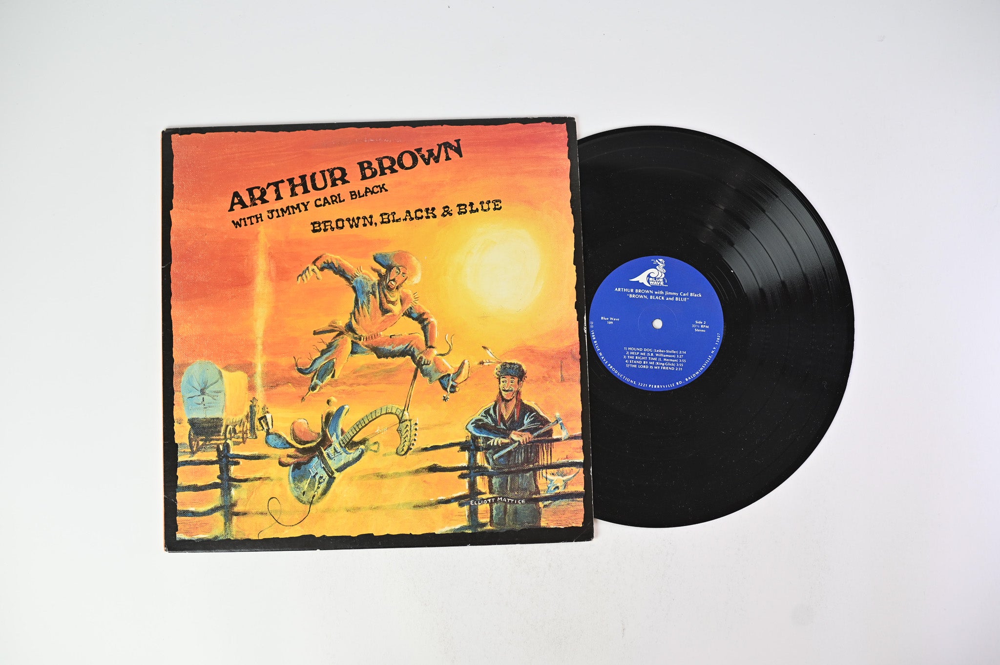 Arthur Brown With Jimmy Carl Black – Brown, Black & Blue on Blue Wave