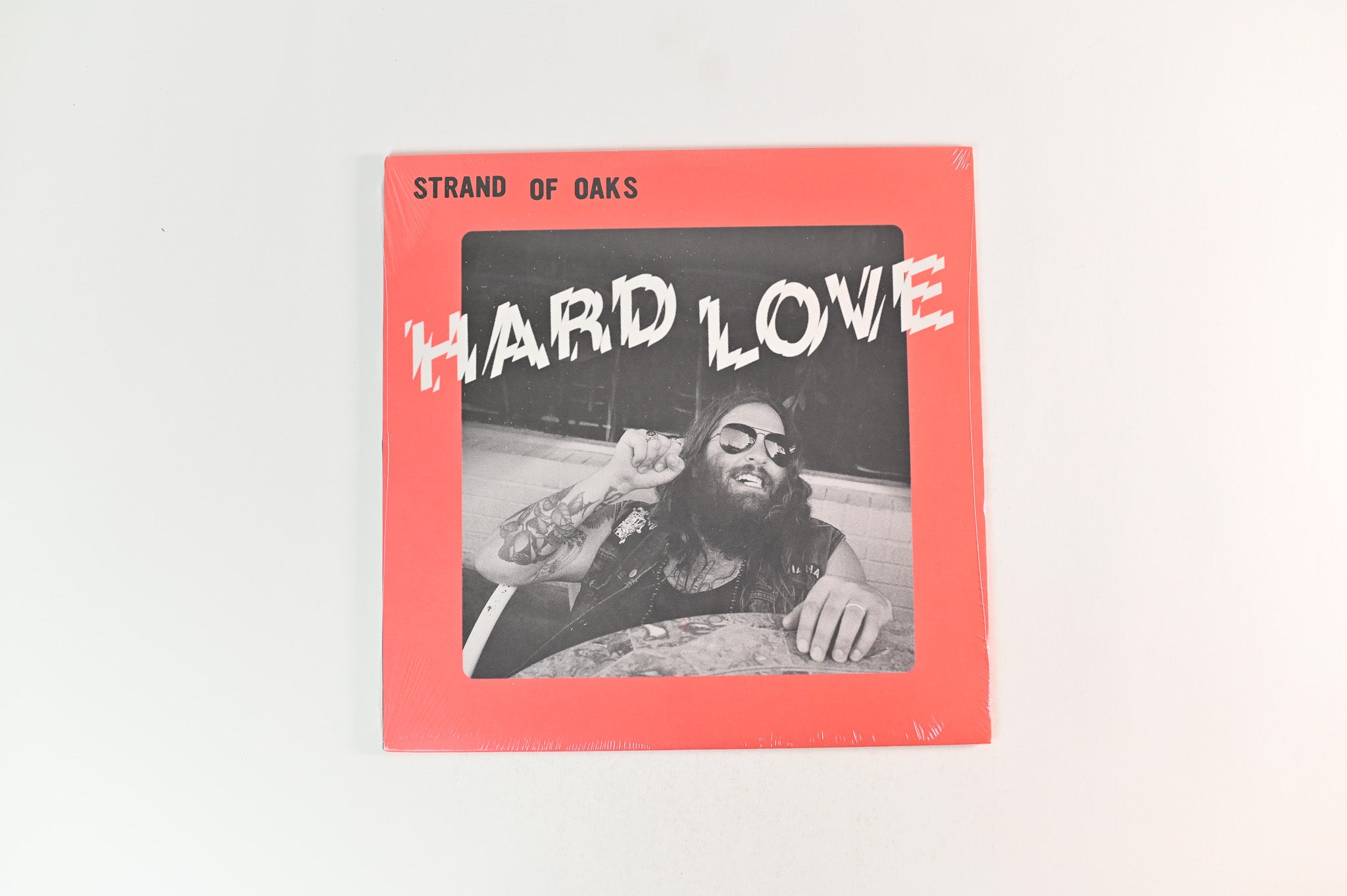 Strand Of Oaks - Hard Love on Dead Oceans Ltd Pink With White Swirl Vinyl Sealed