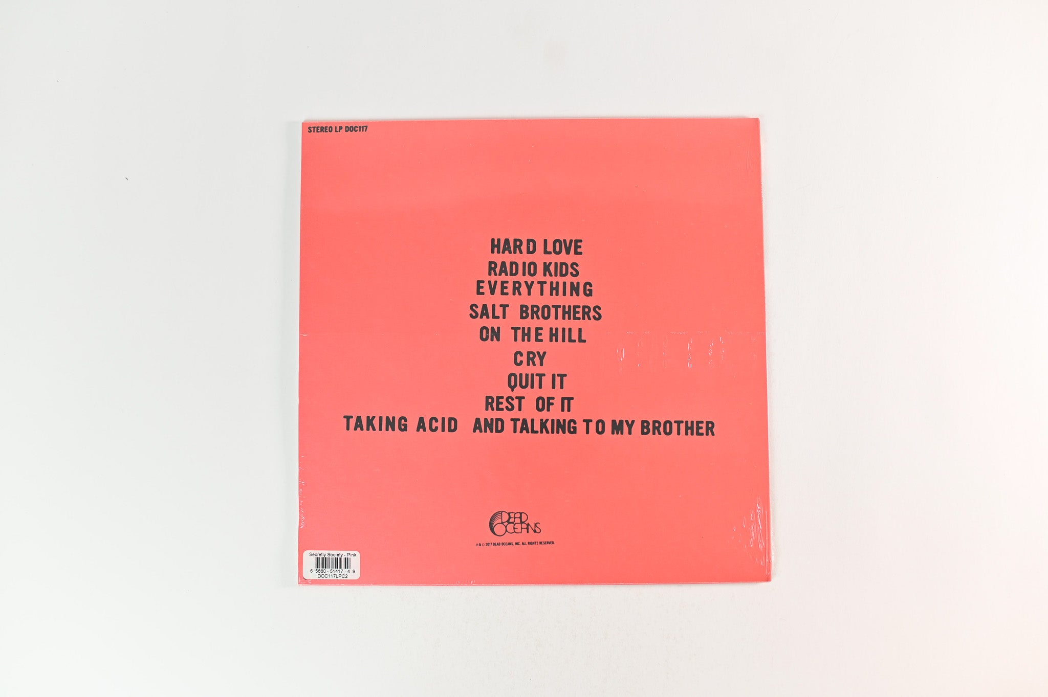 Strand Of Oaks - Hard Love on Dead Oceans Ltd Pink With White Swirl Vinyl Sealed