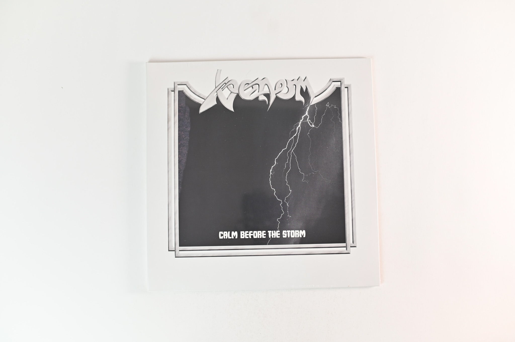 Venom - Calm Before The Storm on Back on Black Ltd Clear Vinyl Reissue Sealed