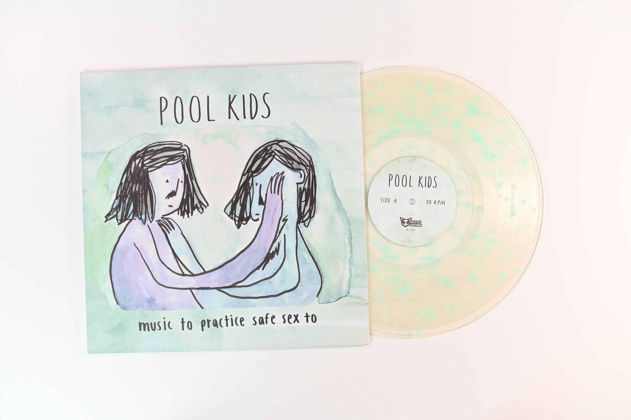 Pool Kids - Music To Practice Safe Sex To on Skeletal Lightning - Splatter Vinyl