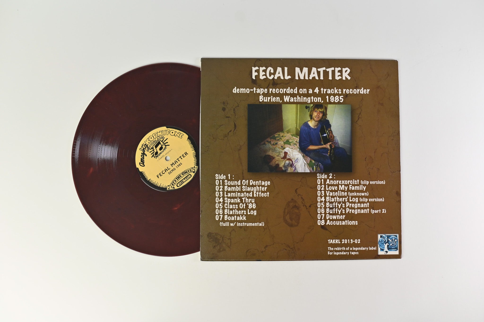 Fecal Matter - Before Nirvana... The 1985 Kurt Cobain Hometape on TAKRL Brown Marbled Unofficial