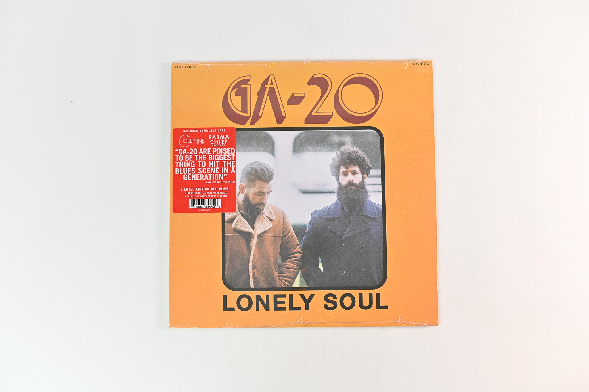 GA-20 - Lonely Soul on Karma Chief Ltd Numbered Red Translucent Vinyl Sealed