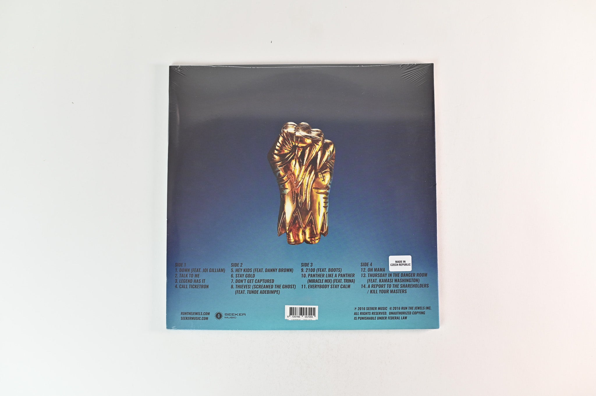 Run The Jewels - Run The Jewels 3 on Seeker Music Ltd Yellow & Black Smoke Reissue Sealed