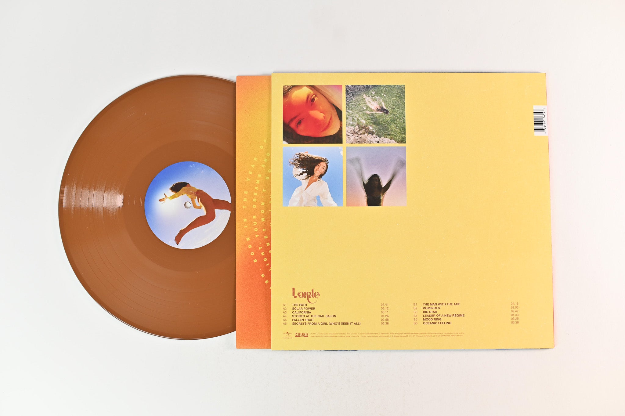 Lorde - Solar Power on Crush Music Ltd Brown Opaque