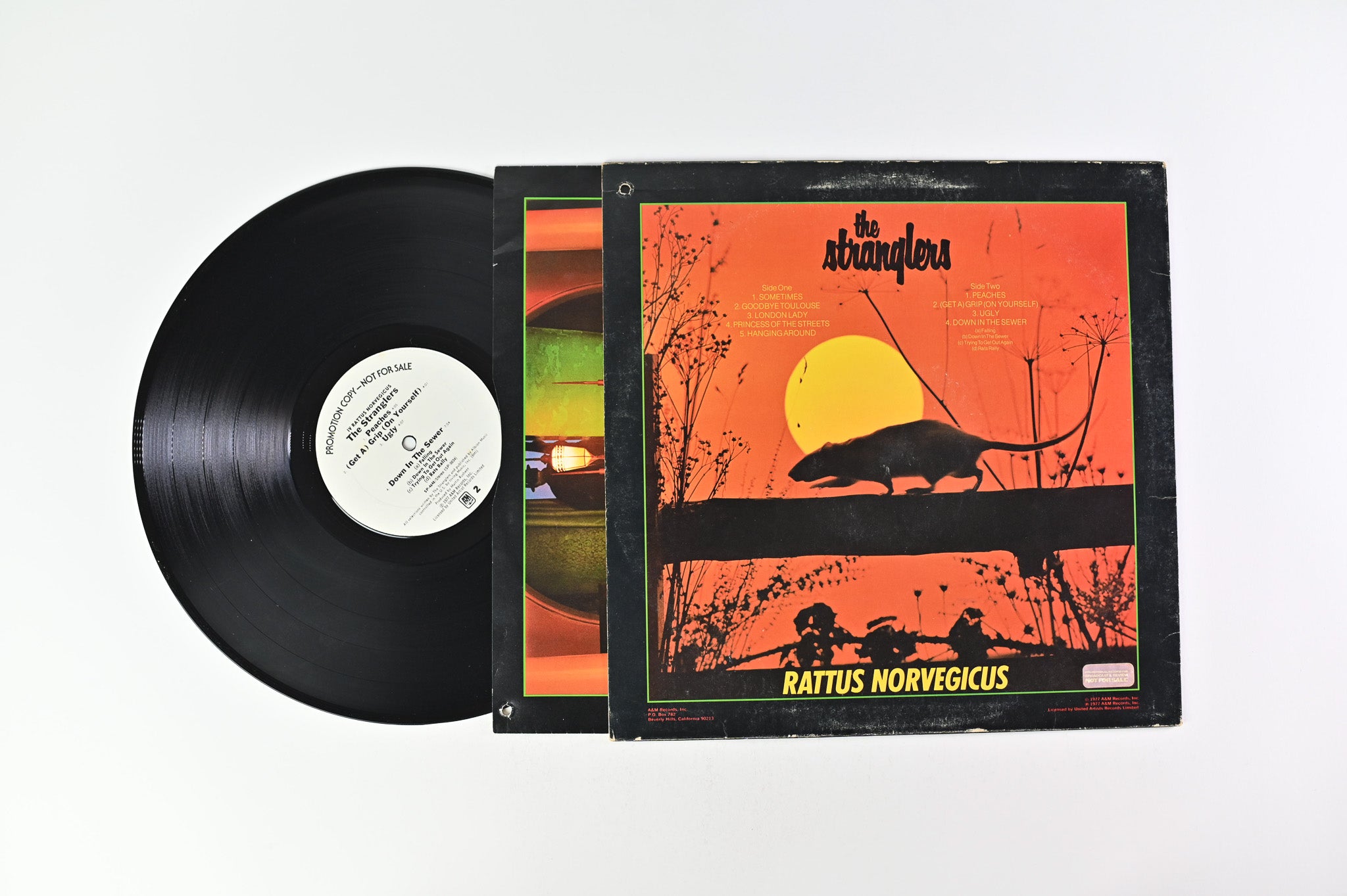 The Stranglers - IV Rattus Norvegicus on A&M Records Promo