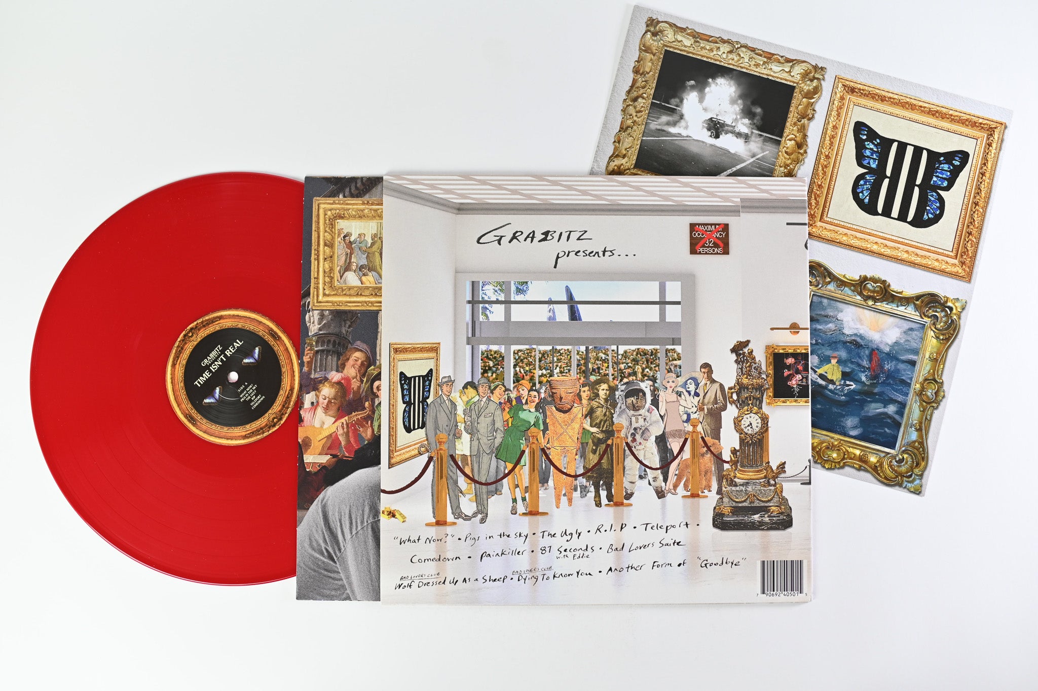 Grabbitz - Time Isn't Real on Hopeless Records Red Vinyl