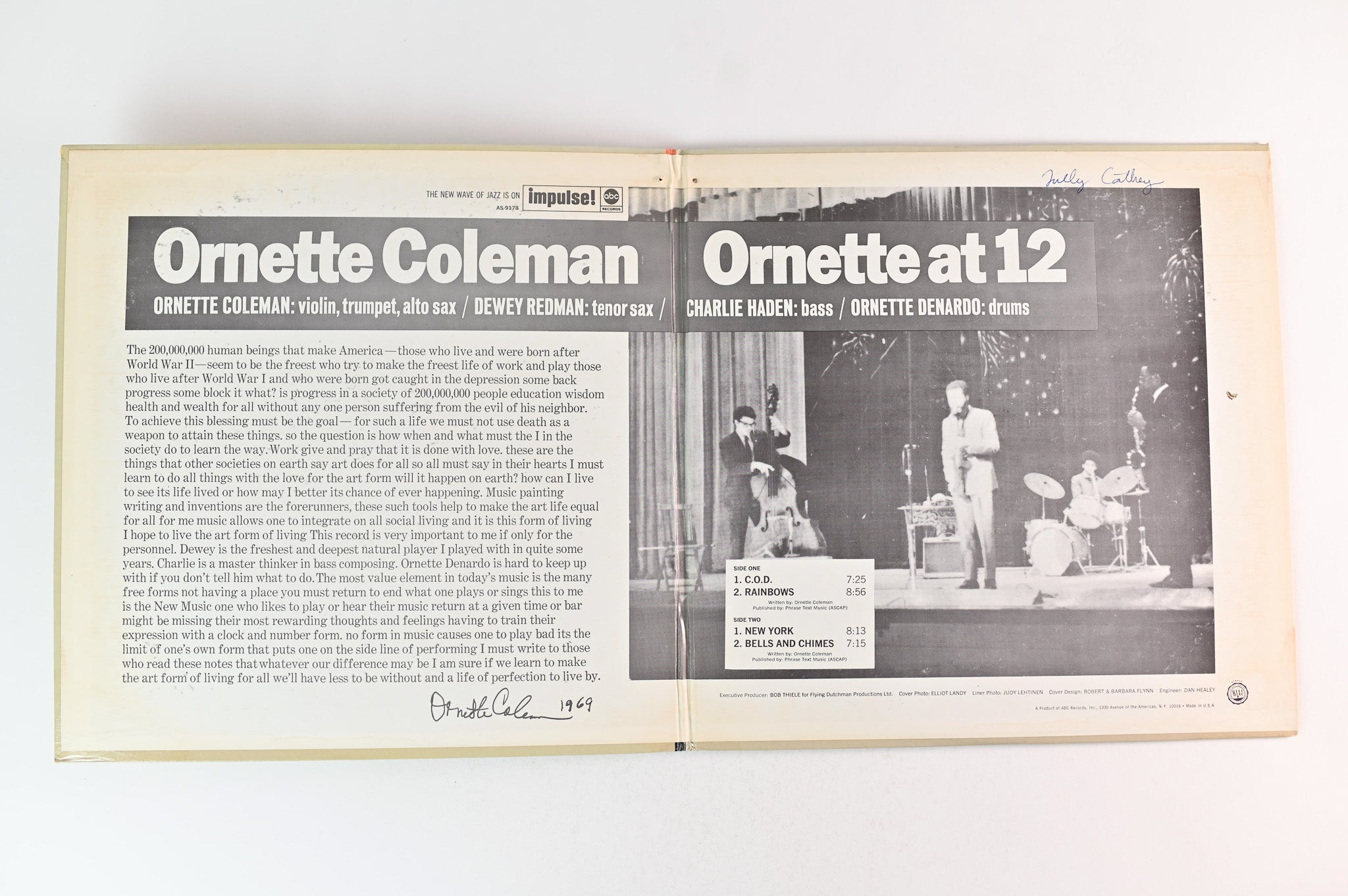 Ornette Coleman - Ornette At 12 on Impulse