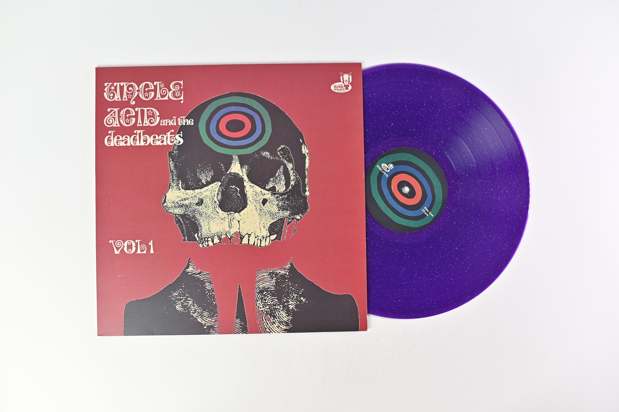 Uncle Acid & The Deadbeats - Vol. 1 on Rise Above Records Ltd. Reissue, Purple w/ Silver Glitter