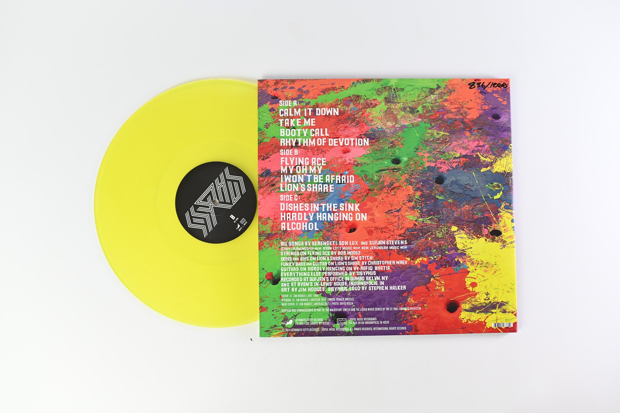 Sisyphus - Sisyphus on Joyful Noise Vinyl Me Please Ltd Numbered Yellow / Purple Reissue