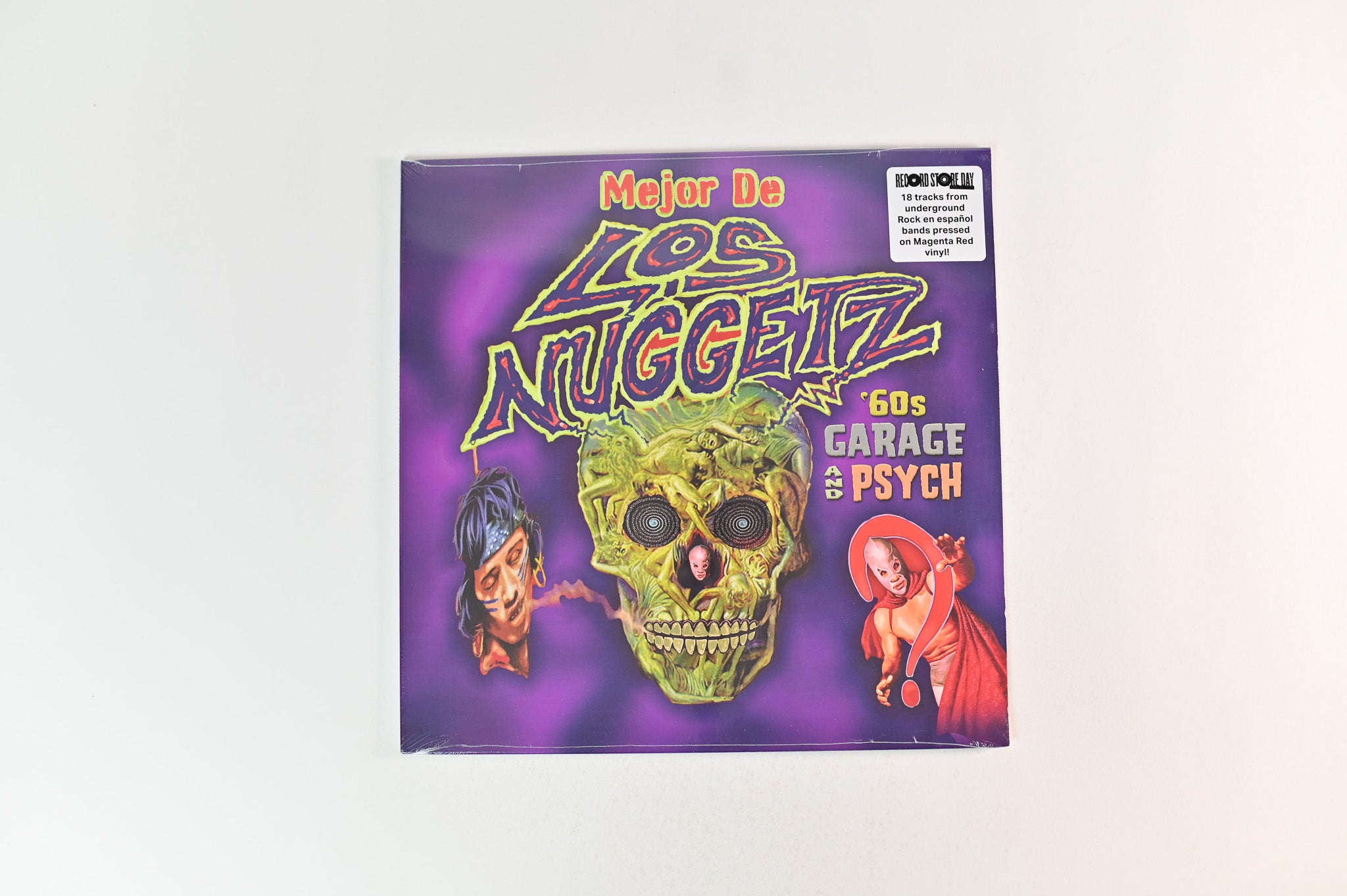 Various - Mejor De Los Nuggetz ('60's Garage And Psych) on Liberation Hall RSD 2024 Magenta Red Vinyl Sealed