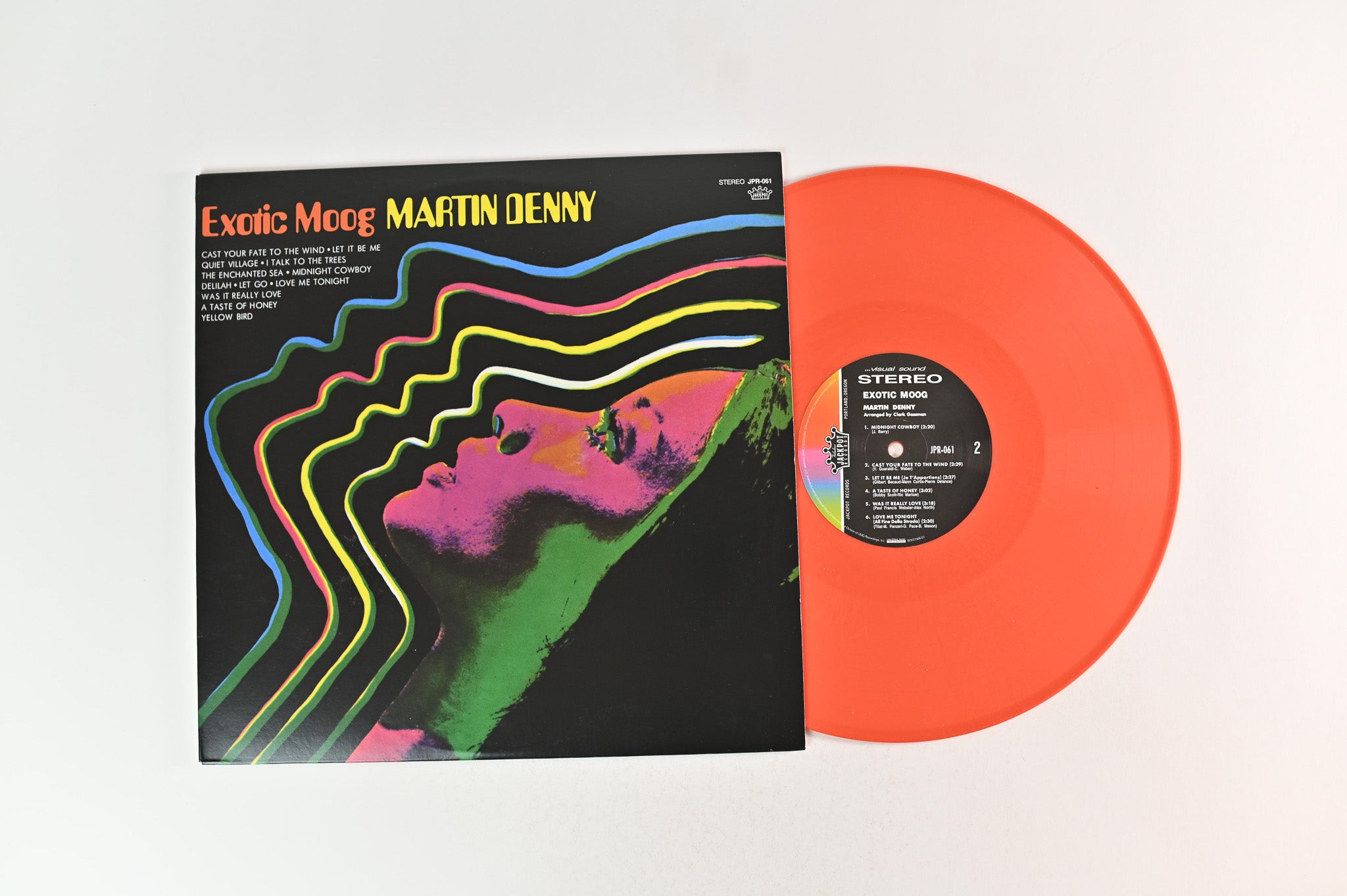 Martin Denny - Exotic Moog on Jackpot RSD 2020 Ltd Orange Marbled Reissue