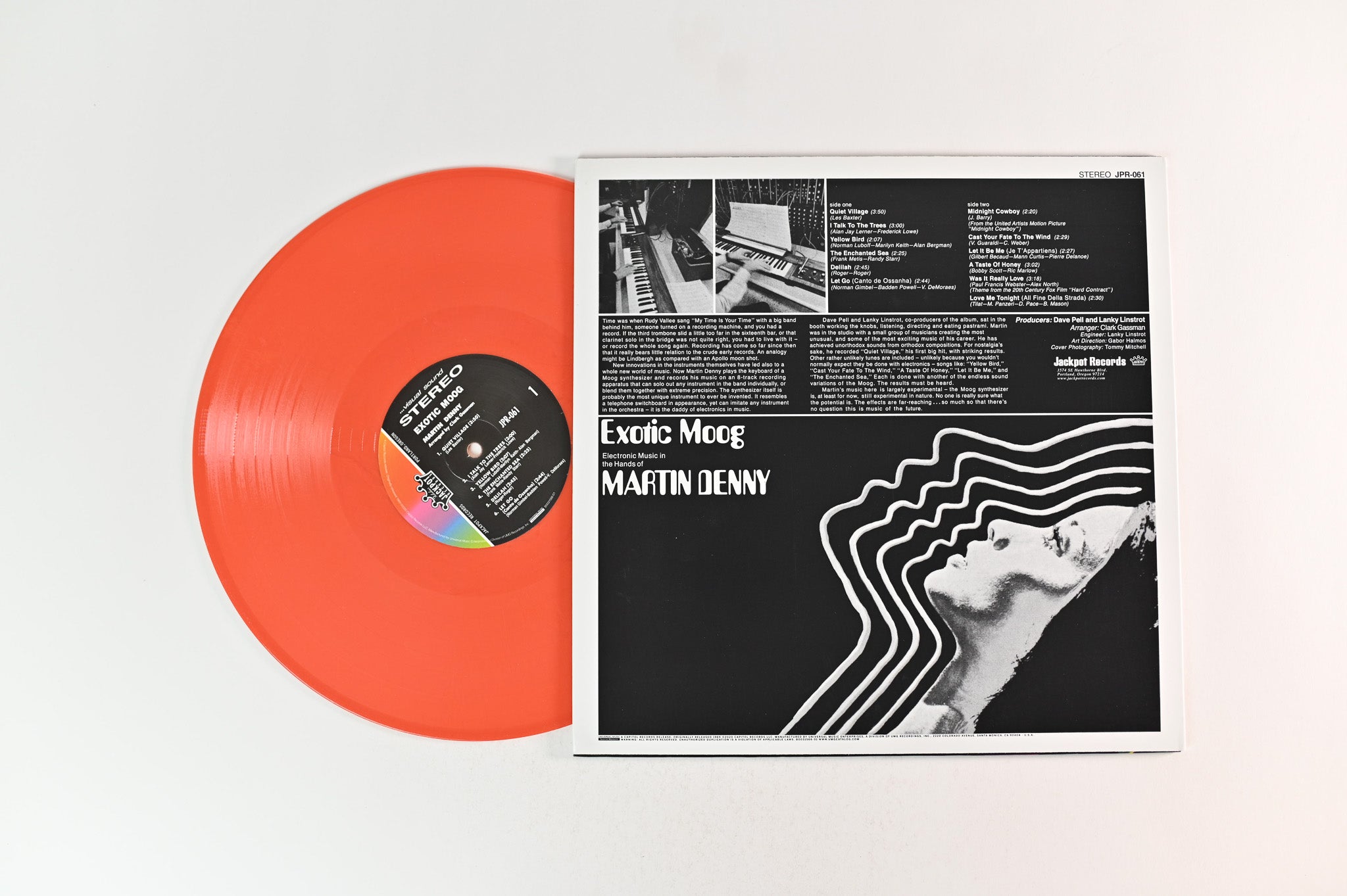 Martin Denny - Exotic Moog on Jackpot RSD 2020 Ltd Orange Marbled Reissue