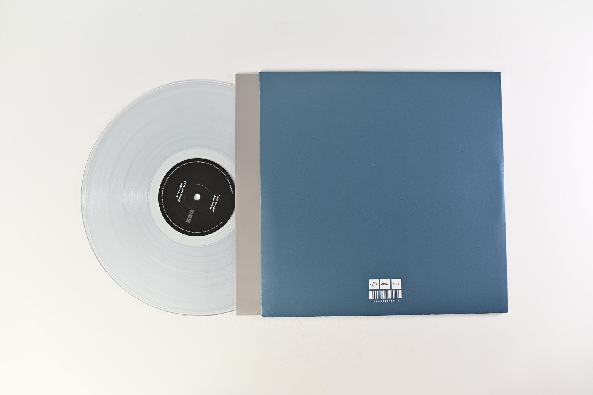 New Order - Be A Rebel (Remixes) on Mute - Clear Vinyl