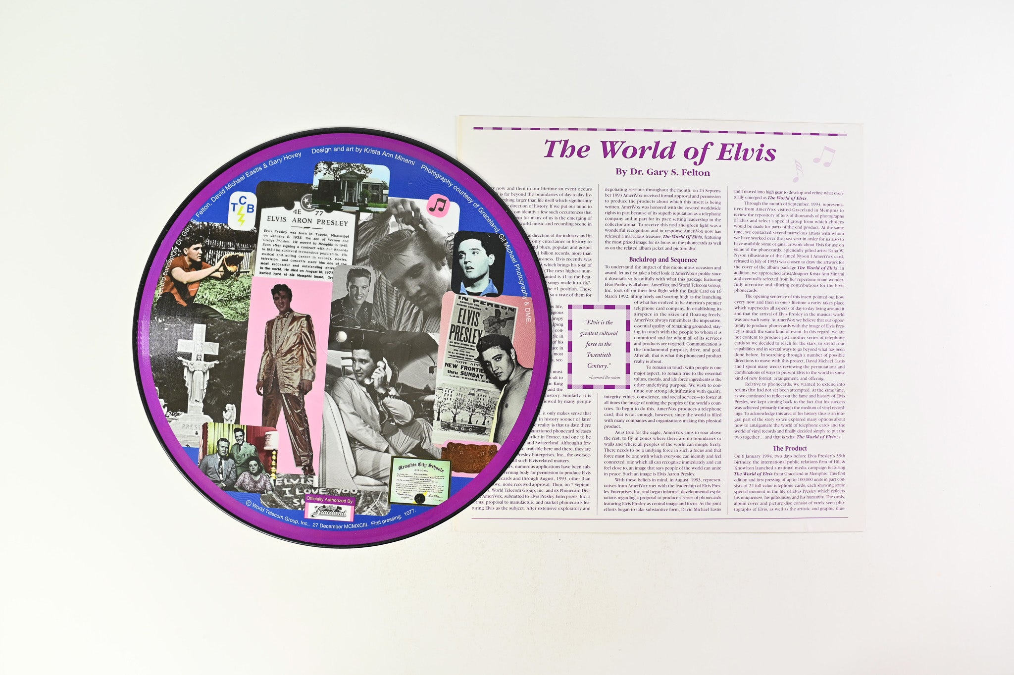 Elvis Presley - The World Of Elvis on AmeriVox - Interview Picture Disc