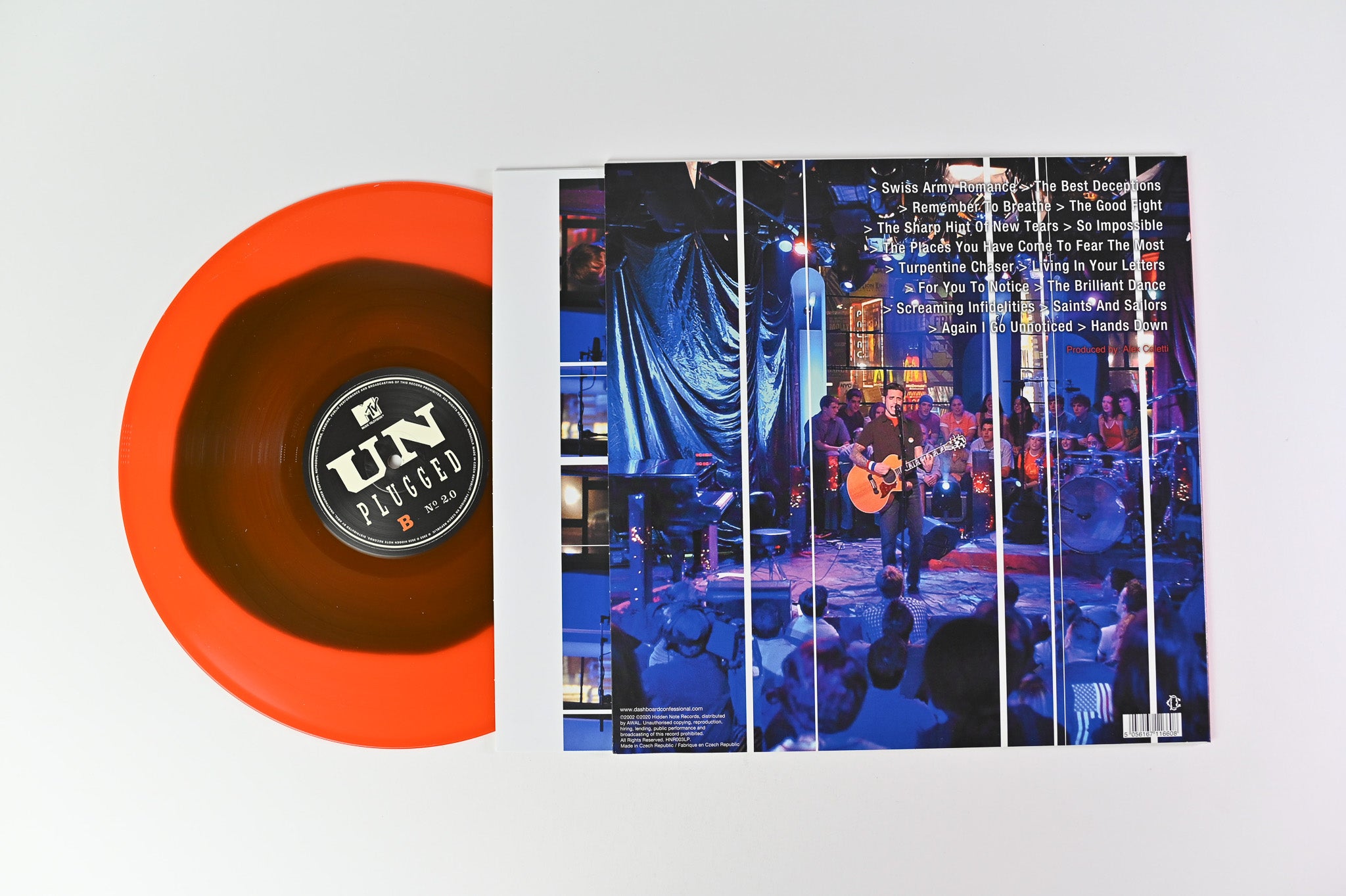 Dashboard Confessional - MTV Unplugged v2.0 on Hidden Note Ltd Orange & Black Vinyl