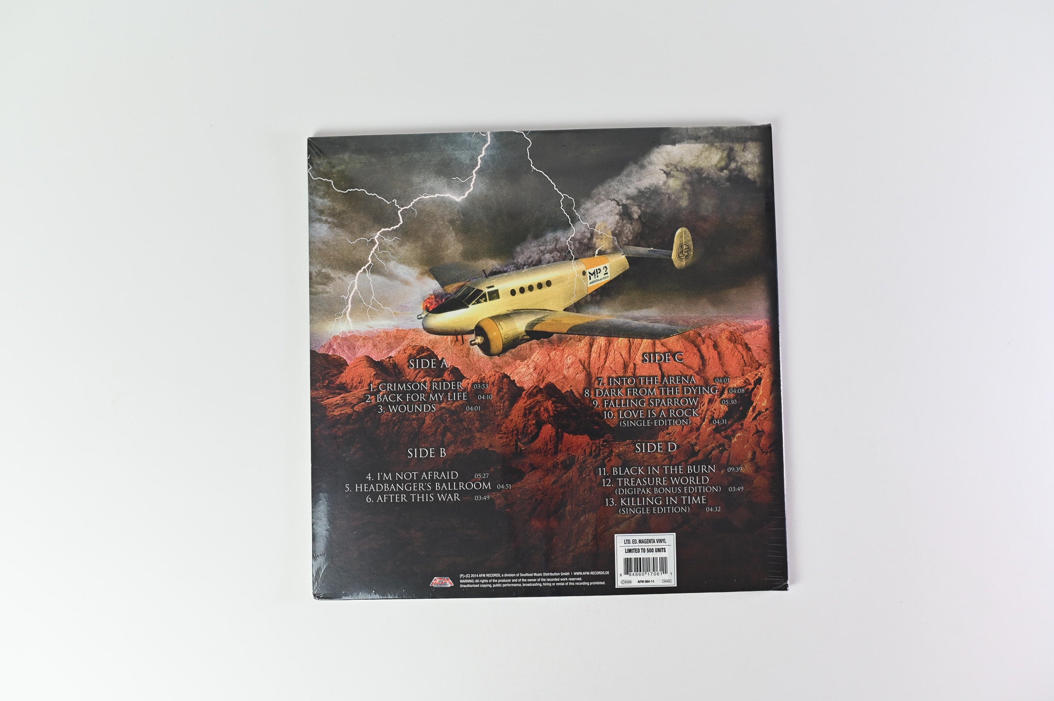 Masterplan - Aeronautics on AFM Sealed Ltd Magenta Clear Reissue