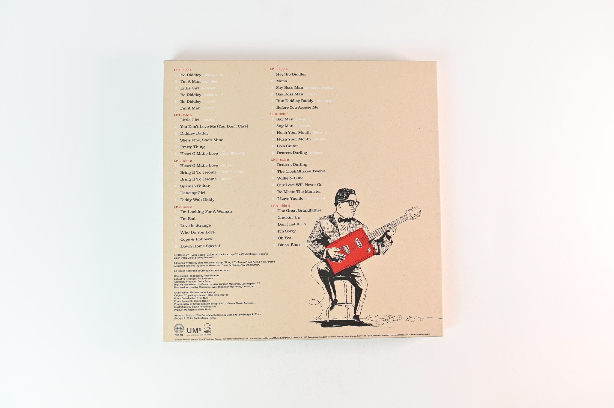 Bo Diddley - I'm A Man: Chess Masters, 1955-1958 on Third Man Records - Colored Vinyl Box Set