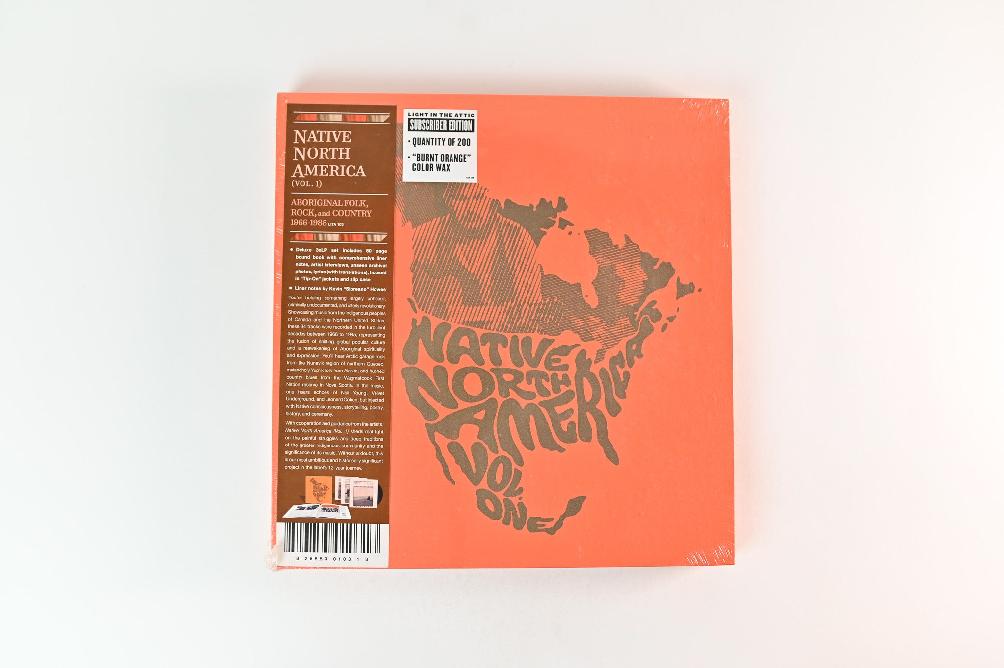 Various - Native North America (Vol. 1) on Light In The Attic - Orange Vinyl Sealed Box Set