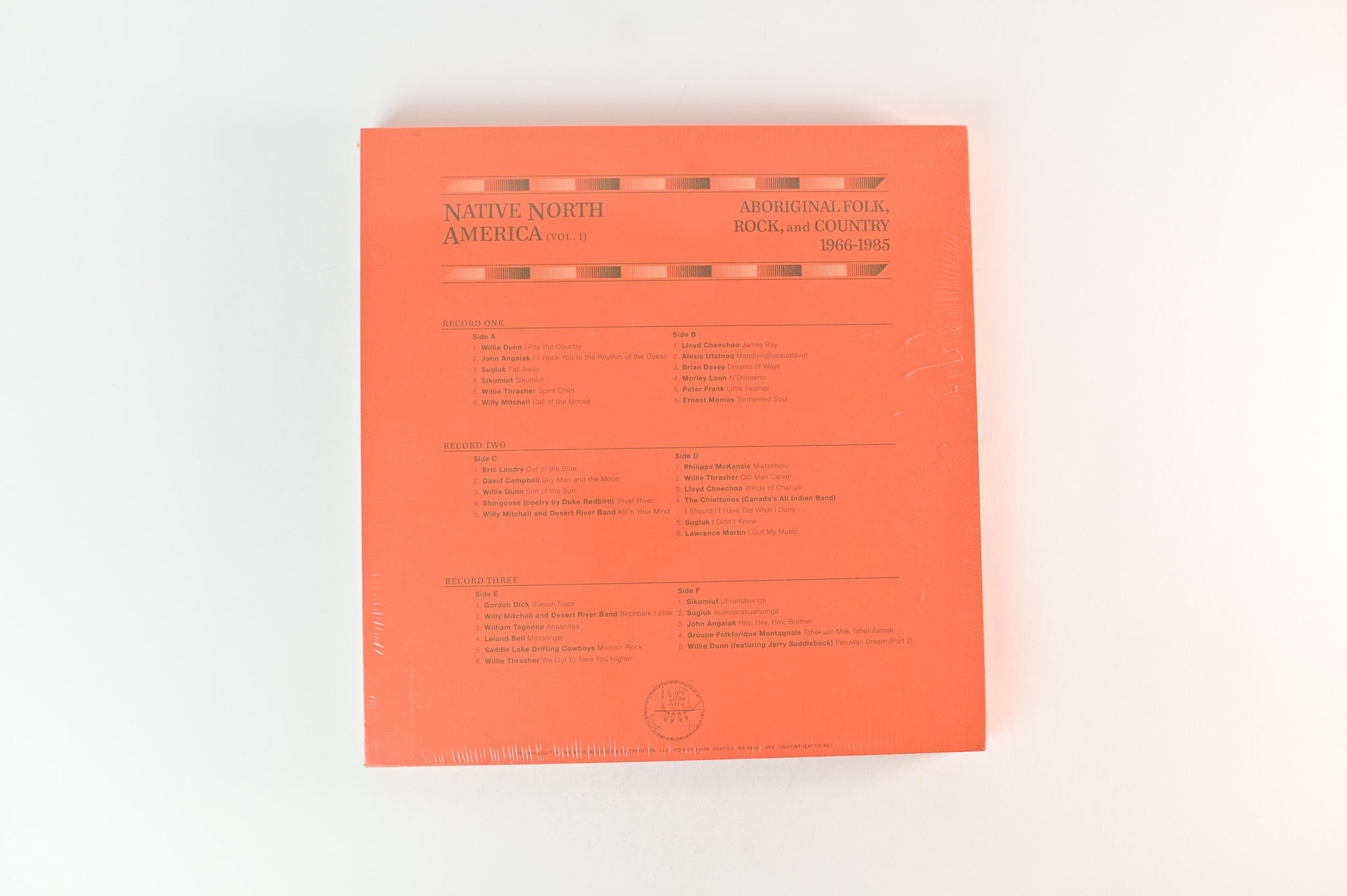 Various - Native North America (Vol. 1) on Light In The Attic - Orange Vinyl Sealed Box Set