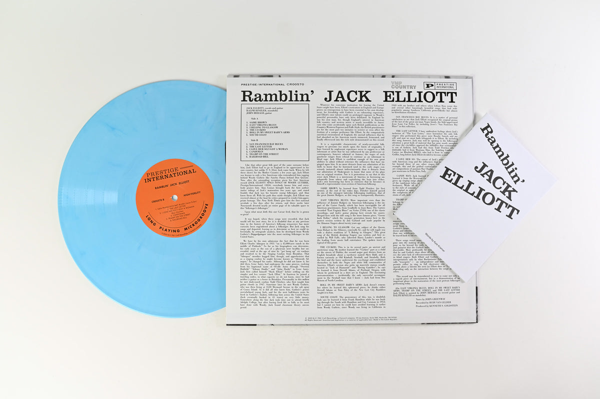 Ramblin' Jack Elliott - Ramblin' Jack Elliott Reissue on Prestige Inte ...